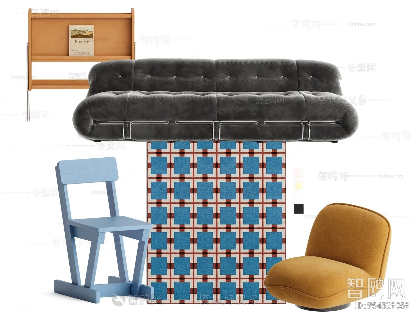 Modern Multi Person Sofa