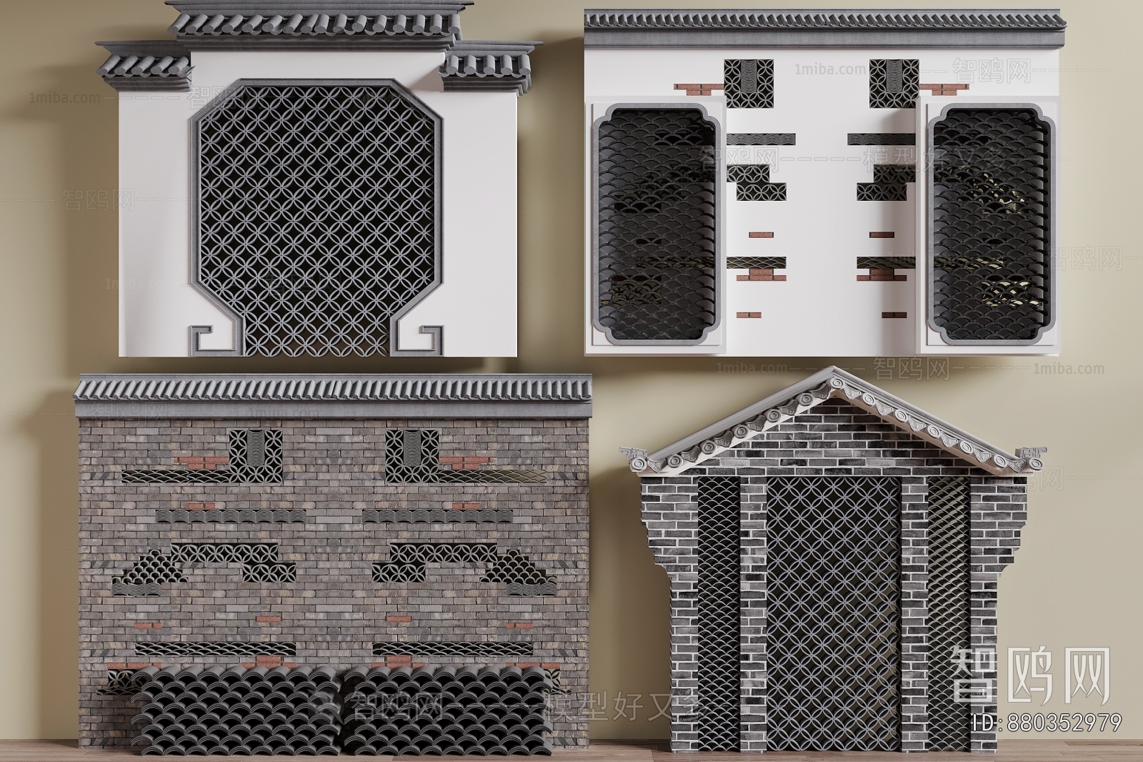 New Chinese Style Landscape Wall