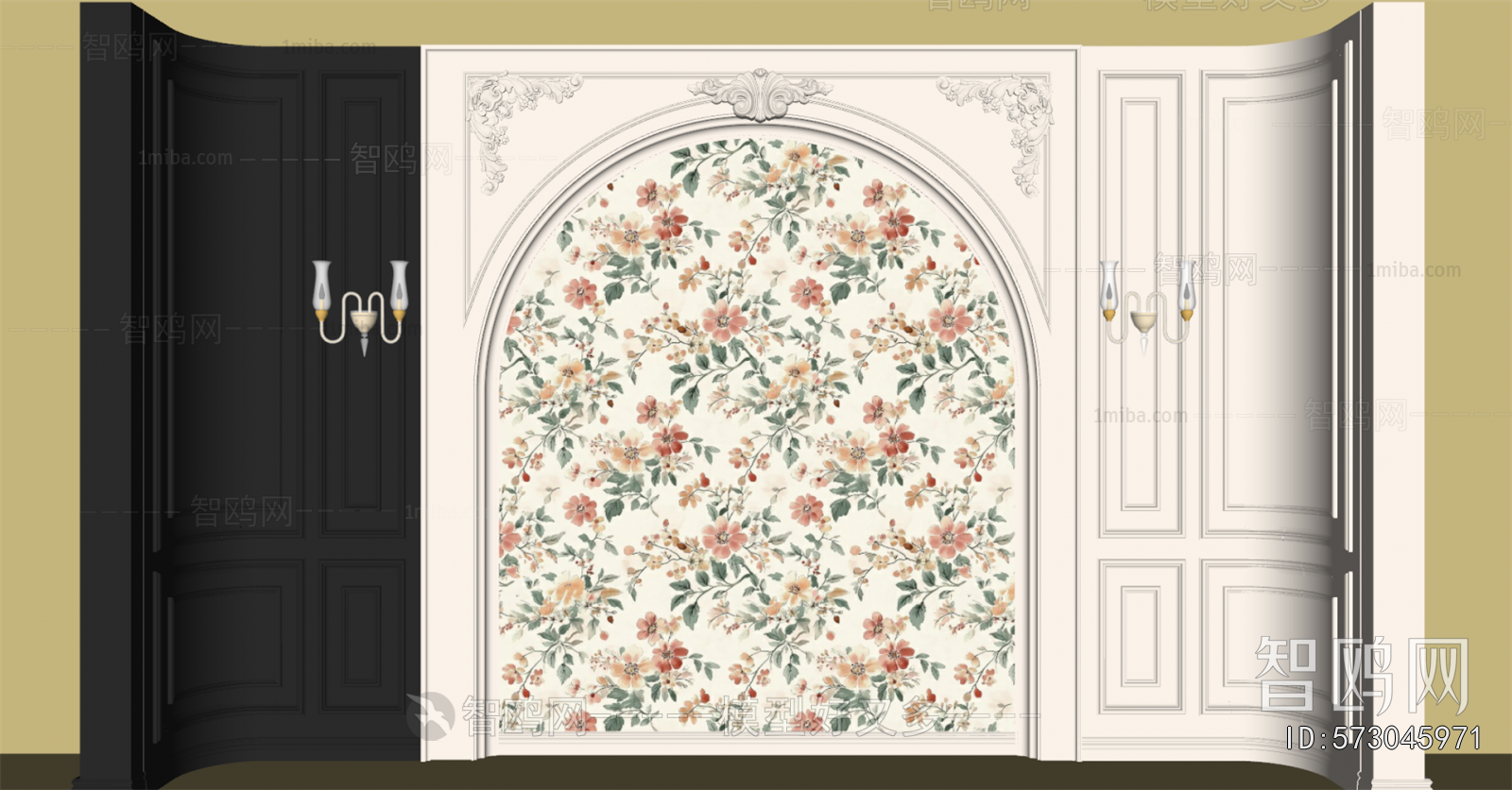 French Style TV Wall