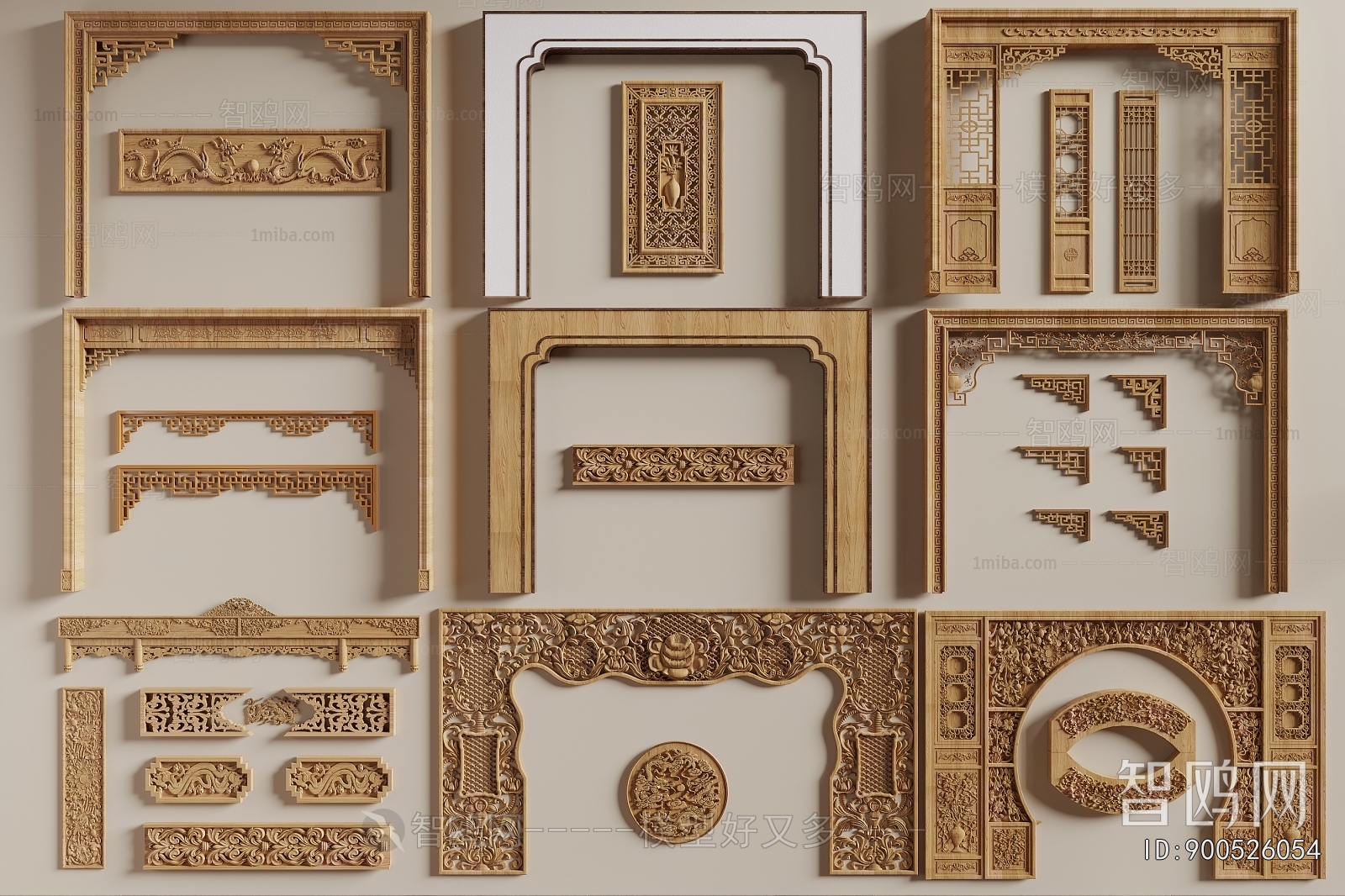 New Chinese Style Carving