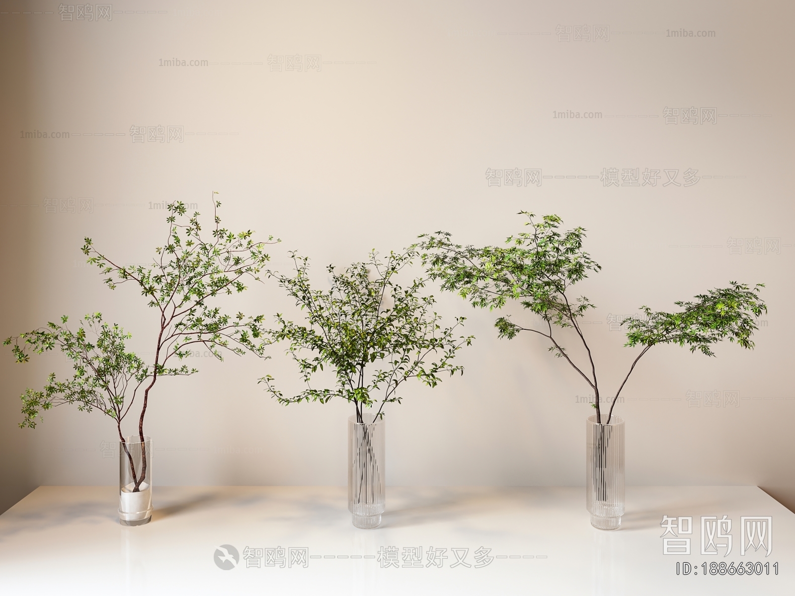 Modern Aquatic Green Plant