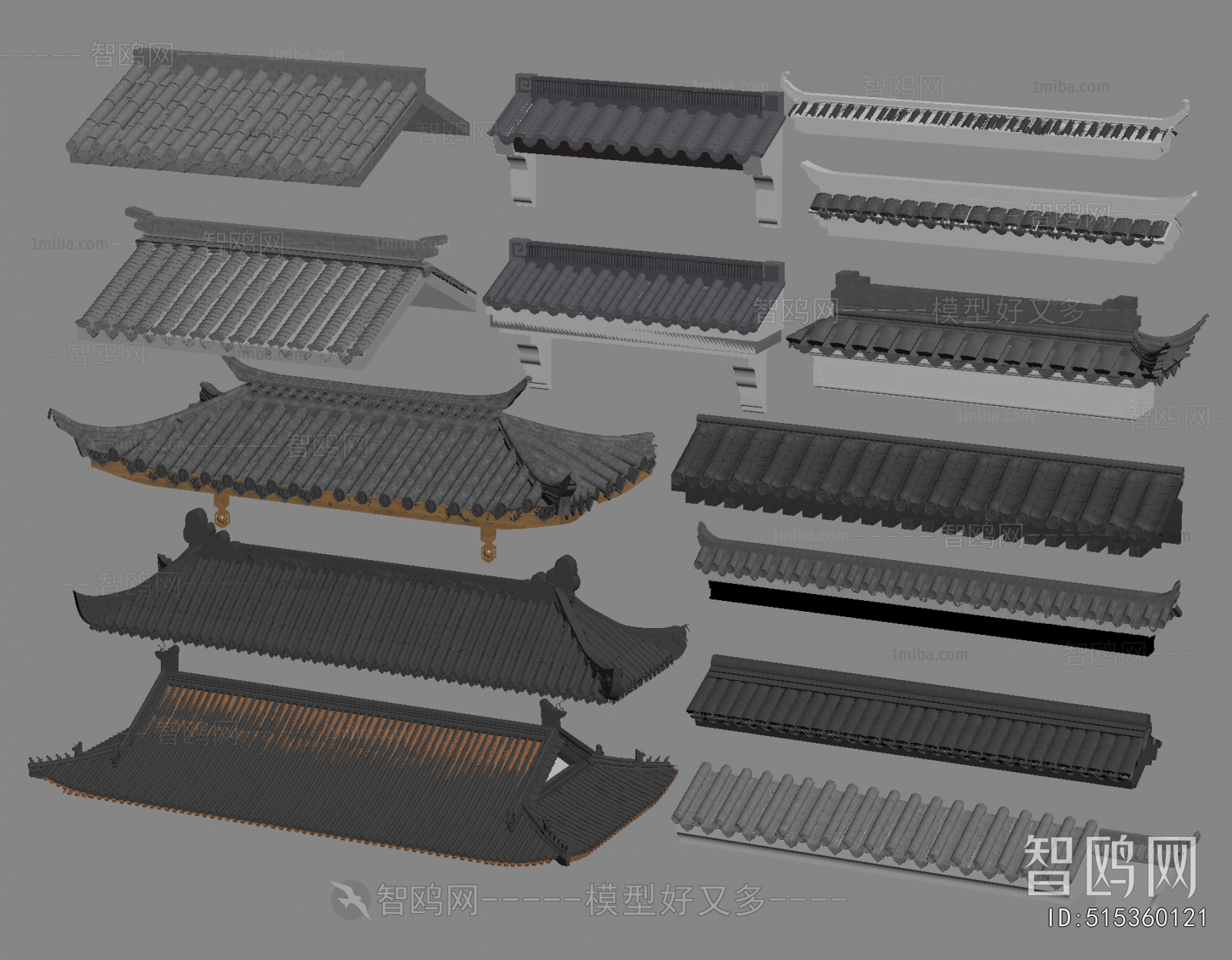 Chinese Style Building Component