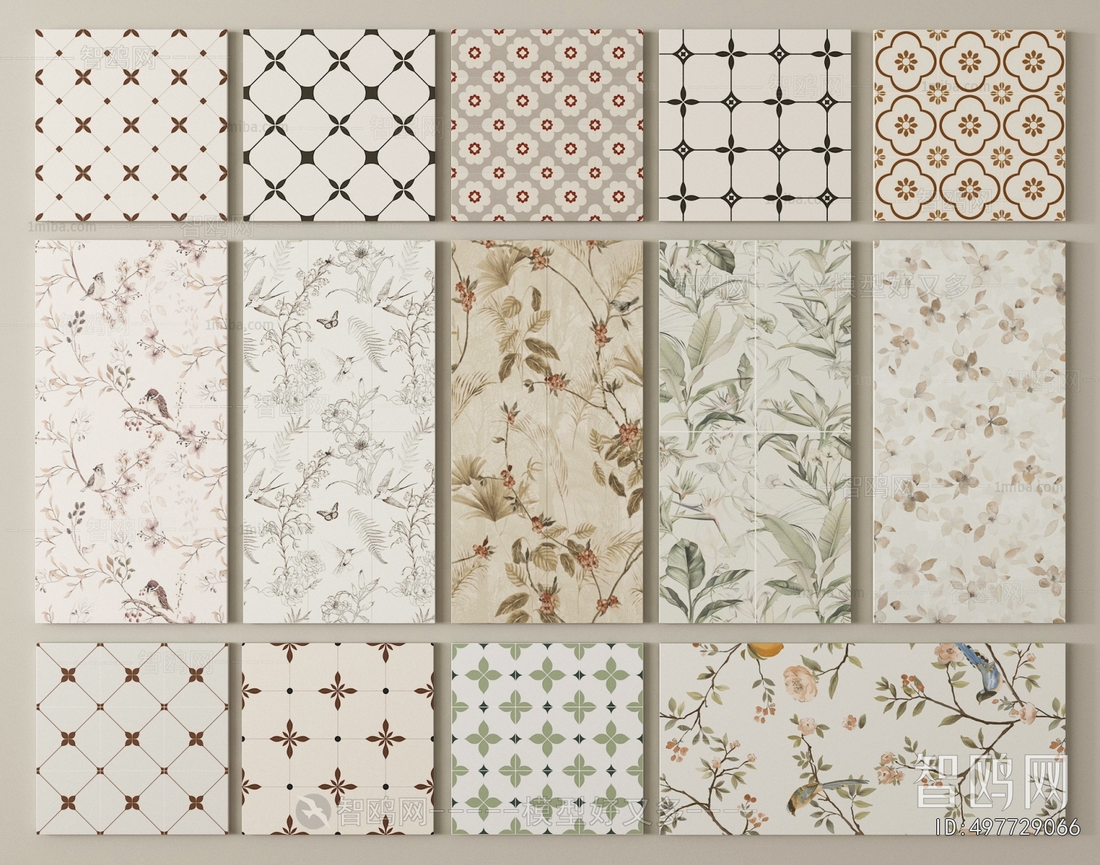 French Style Wall/floor/ceiling