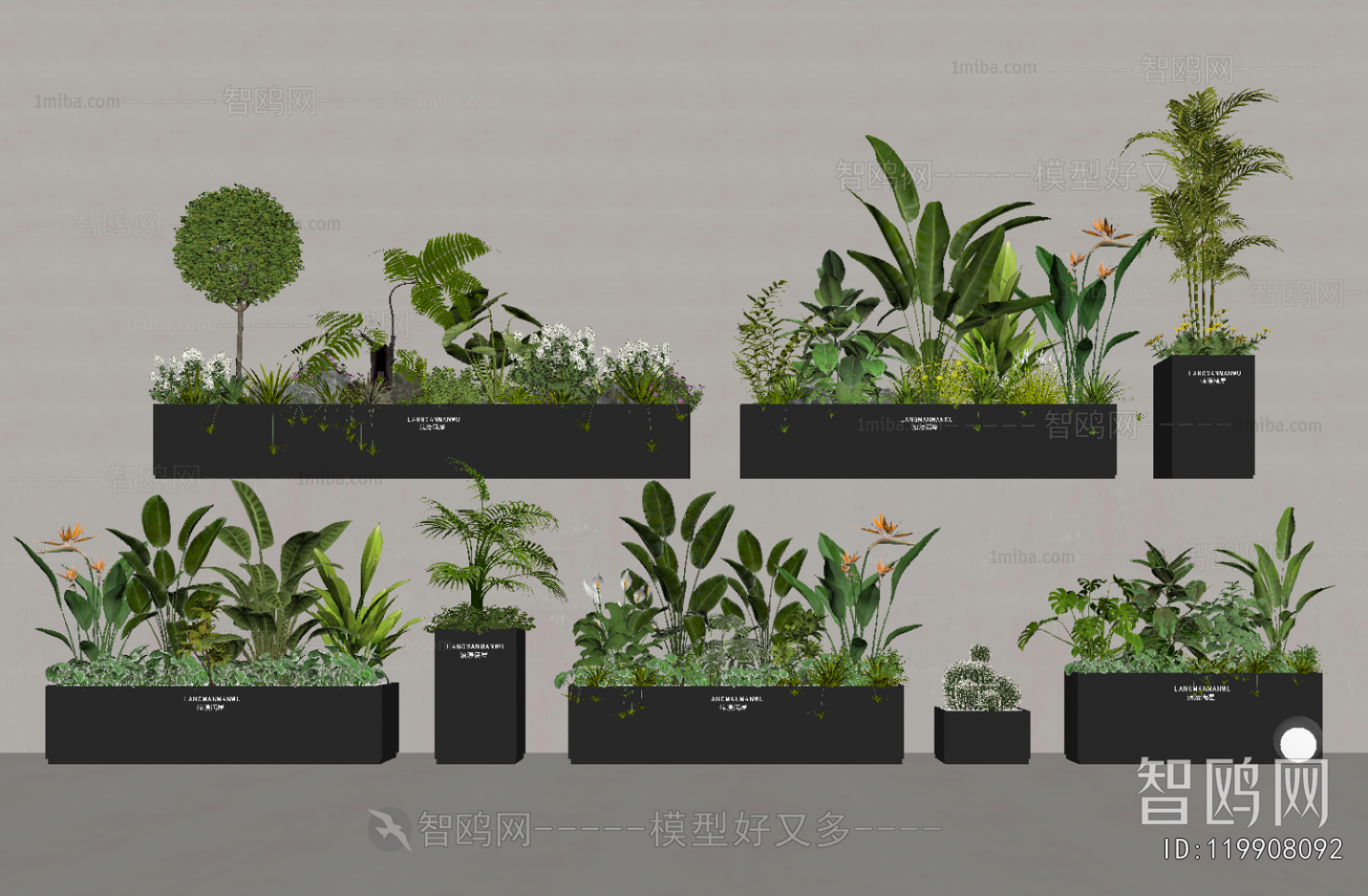 Modern Flower Bed, Flower Bowl, Flower Box