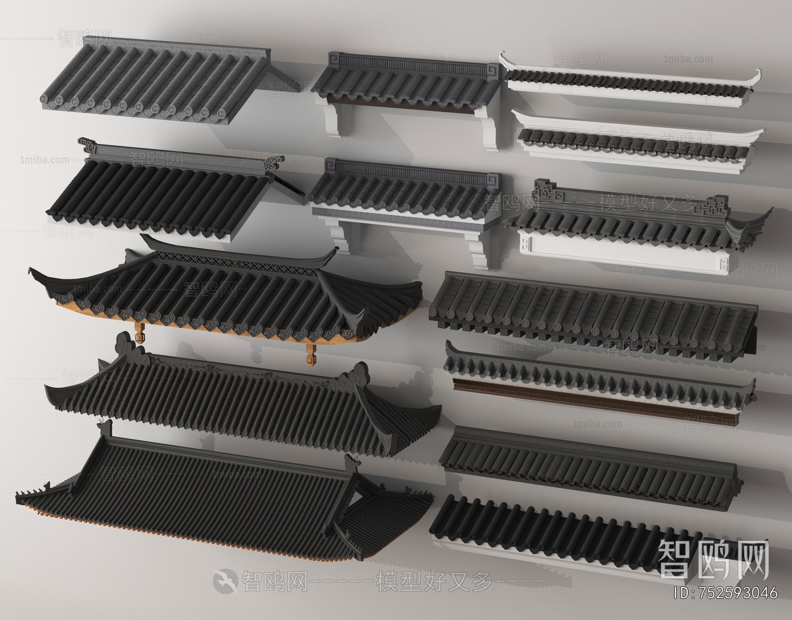 Chinese Style Building Component