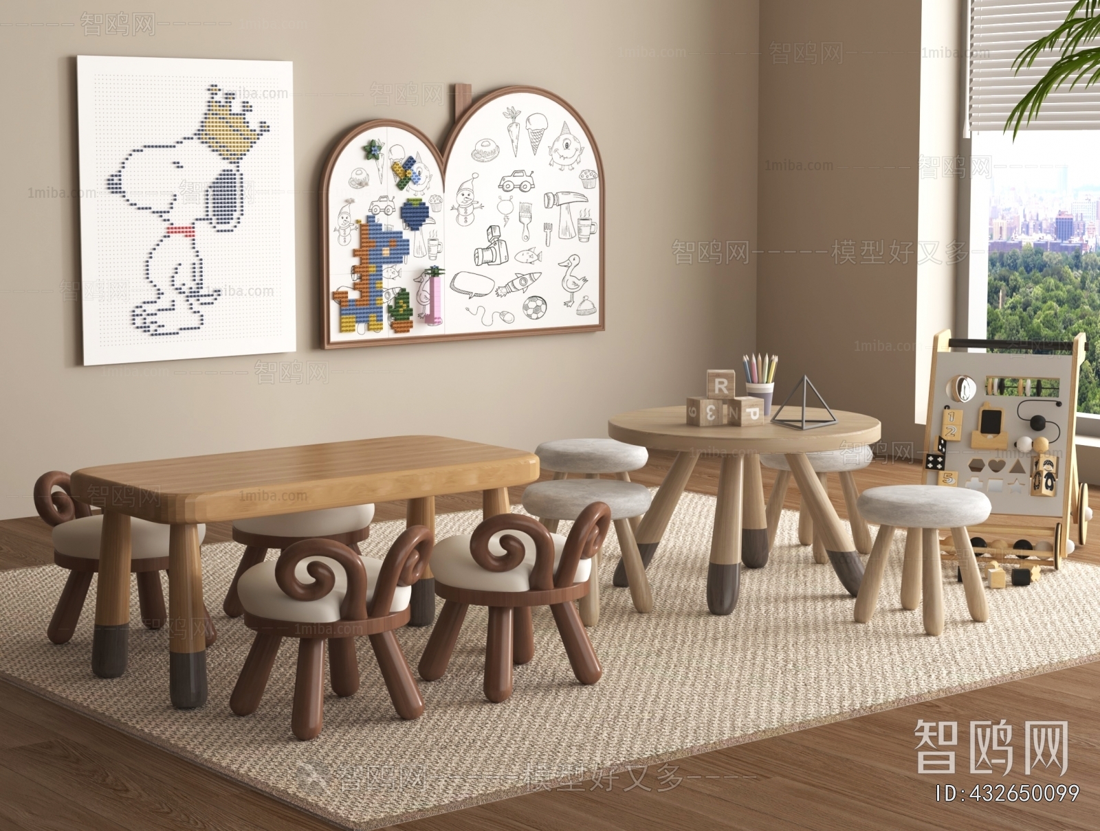 Modern Children's Table/chair