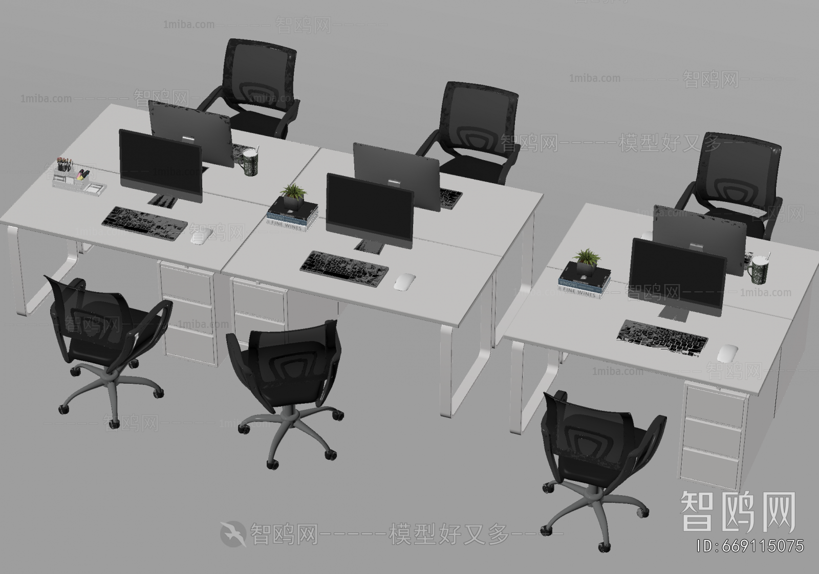 Modern Office Desk And Chair