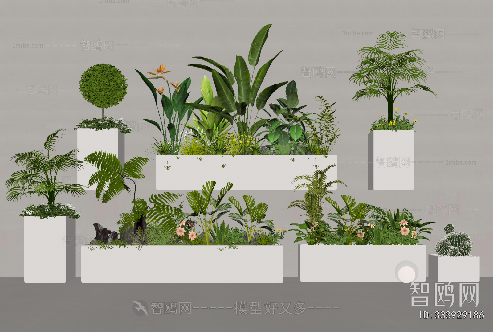 Modern Flower Bed, Flower Bowl, Flower Box