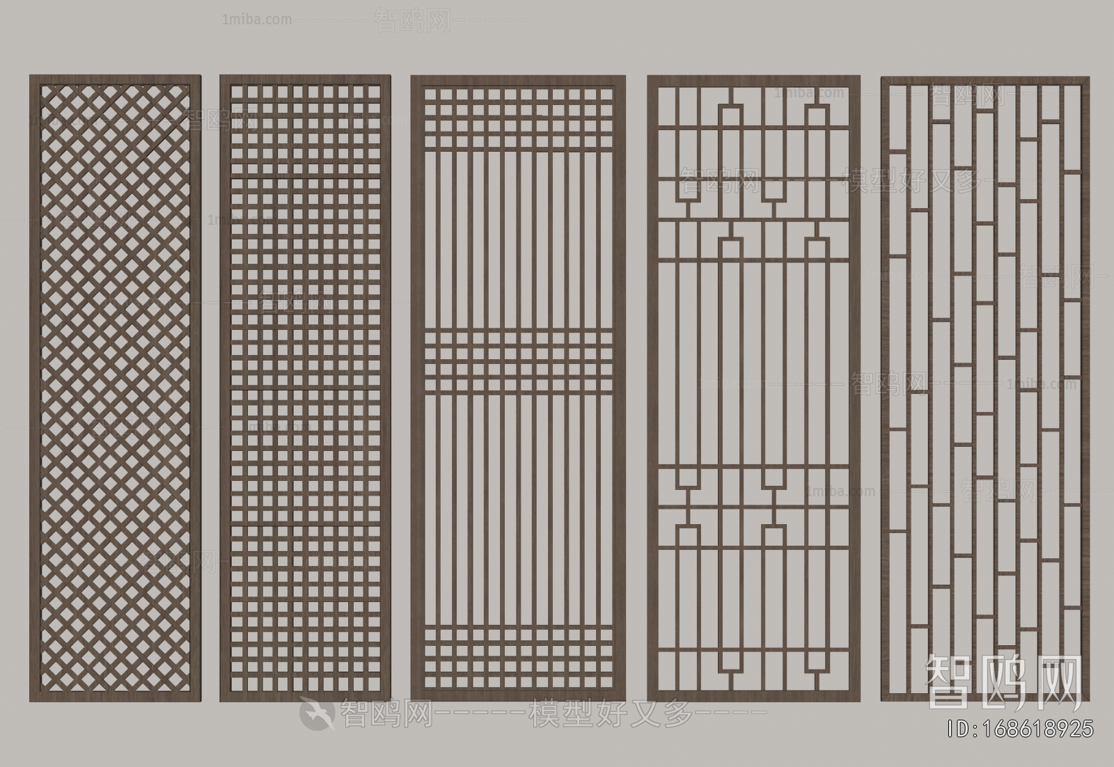 New Chinese Style Wooden Screen Partition