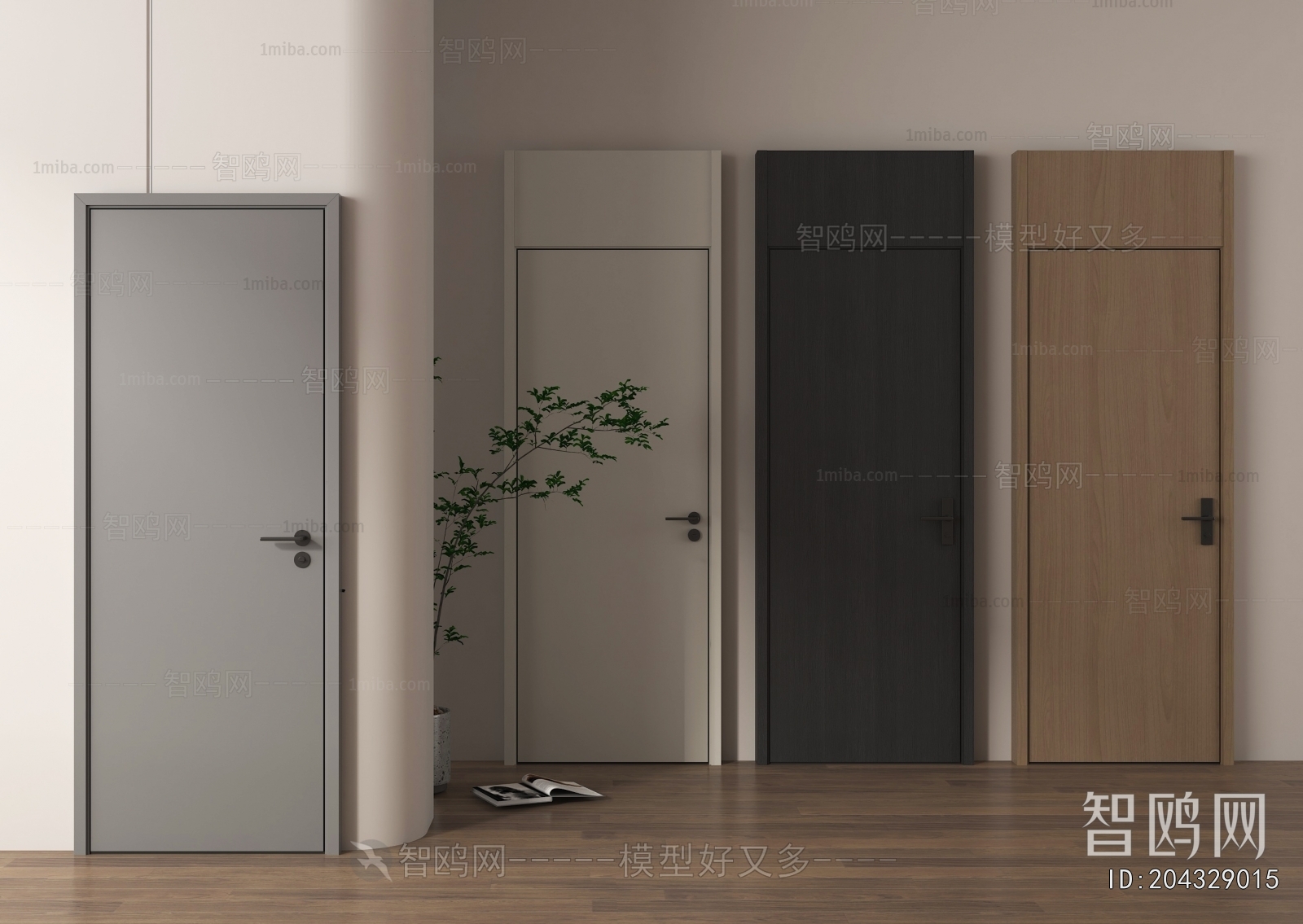 Modern Single Door