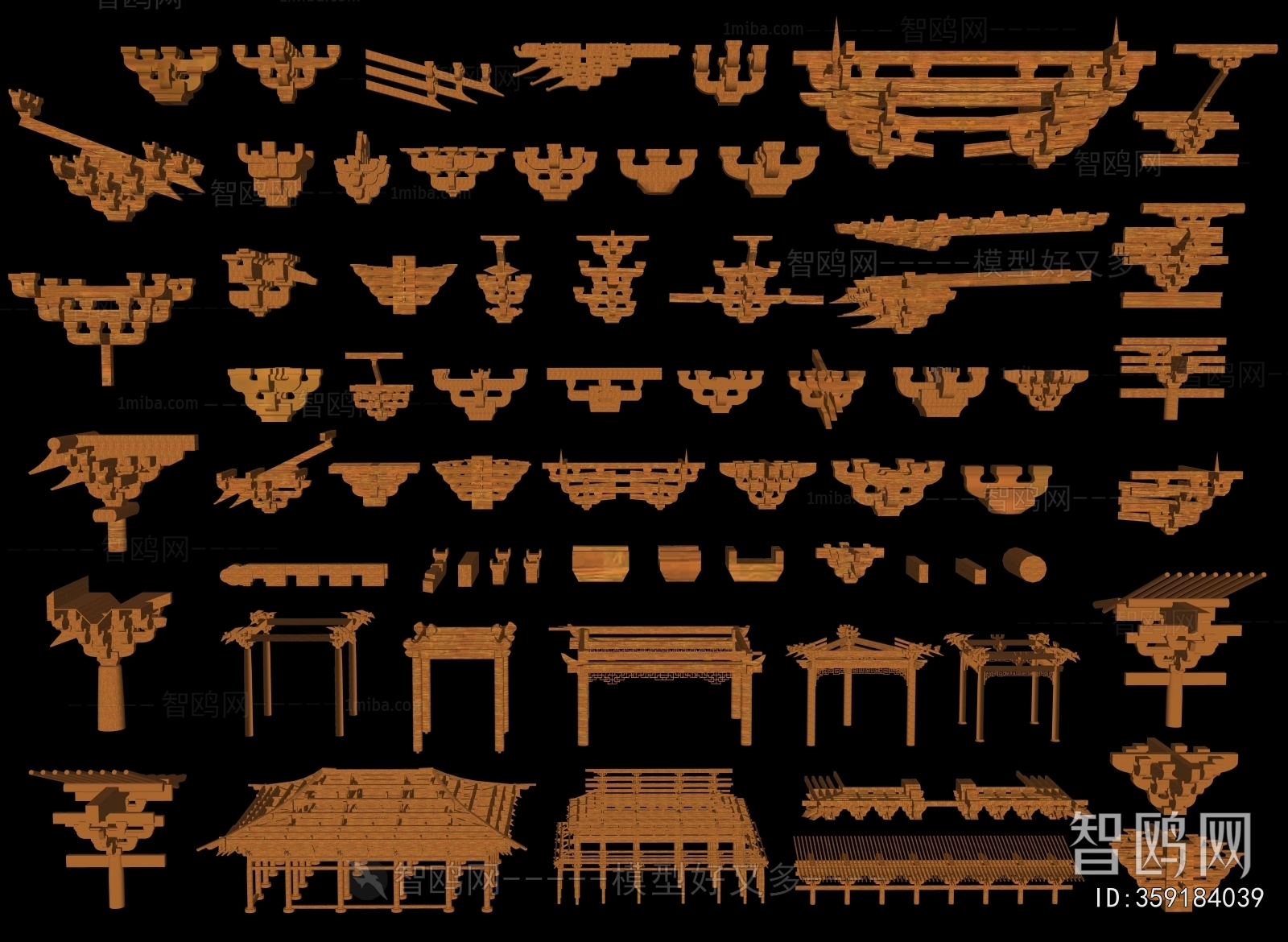 Chinese Style Building Component