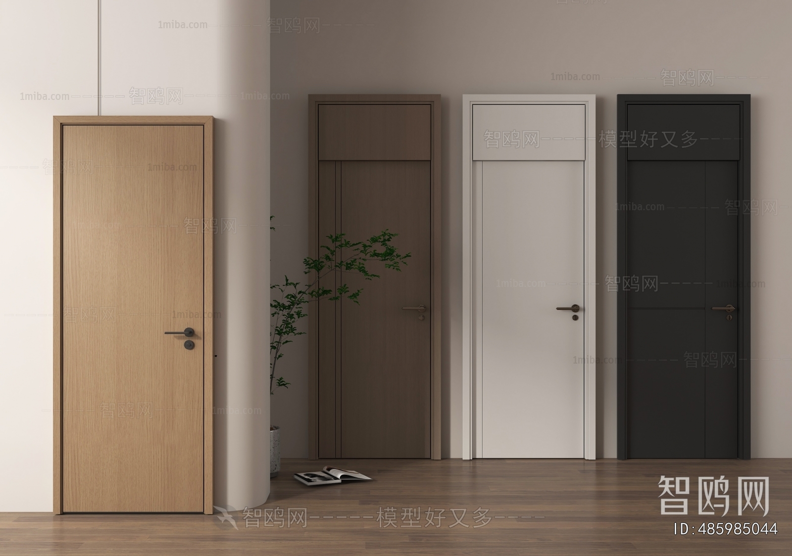 Modern Single Door