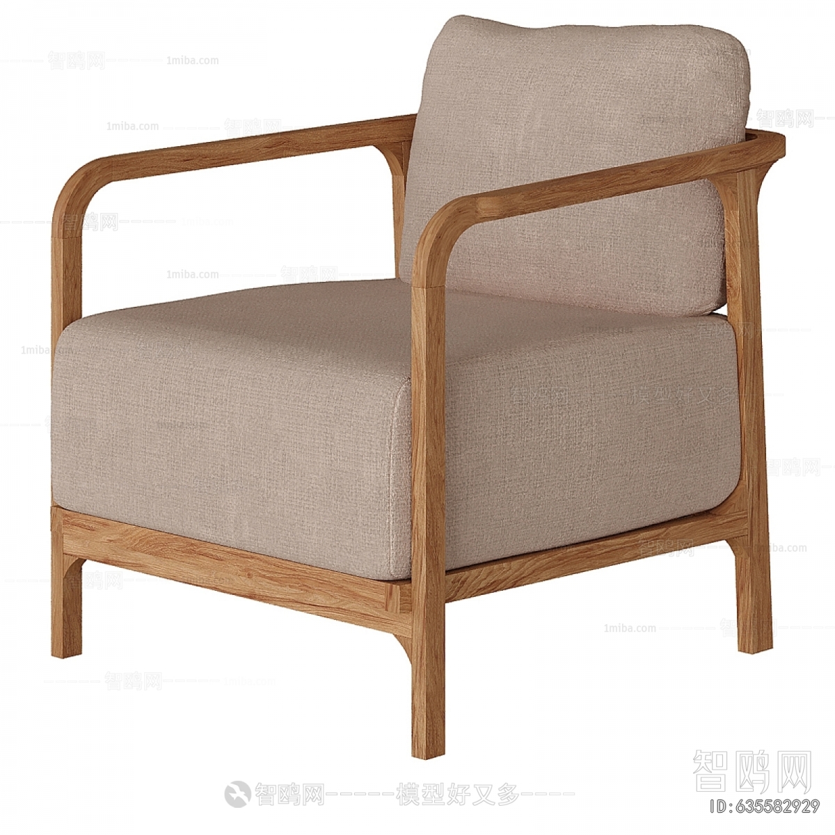 Nordic Style Single Sofa