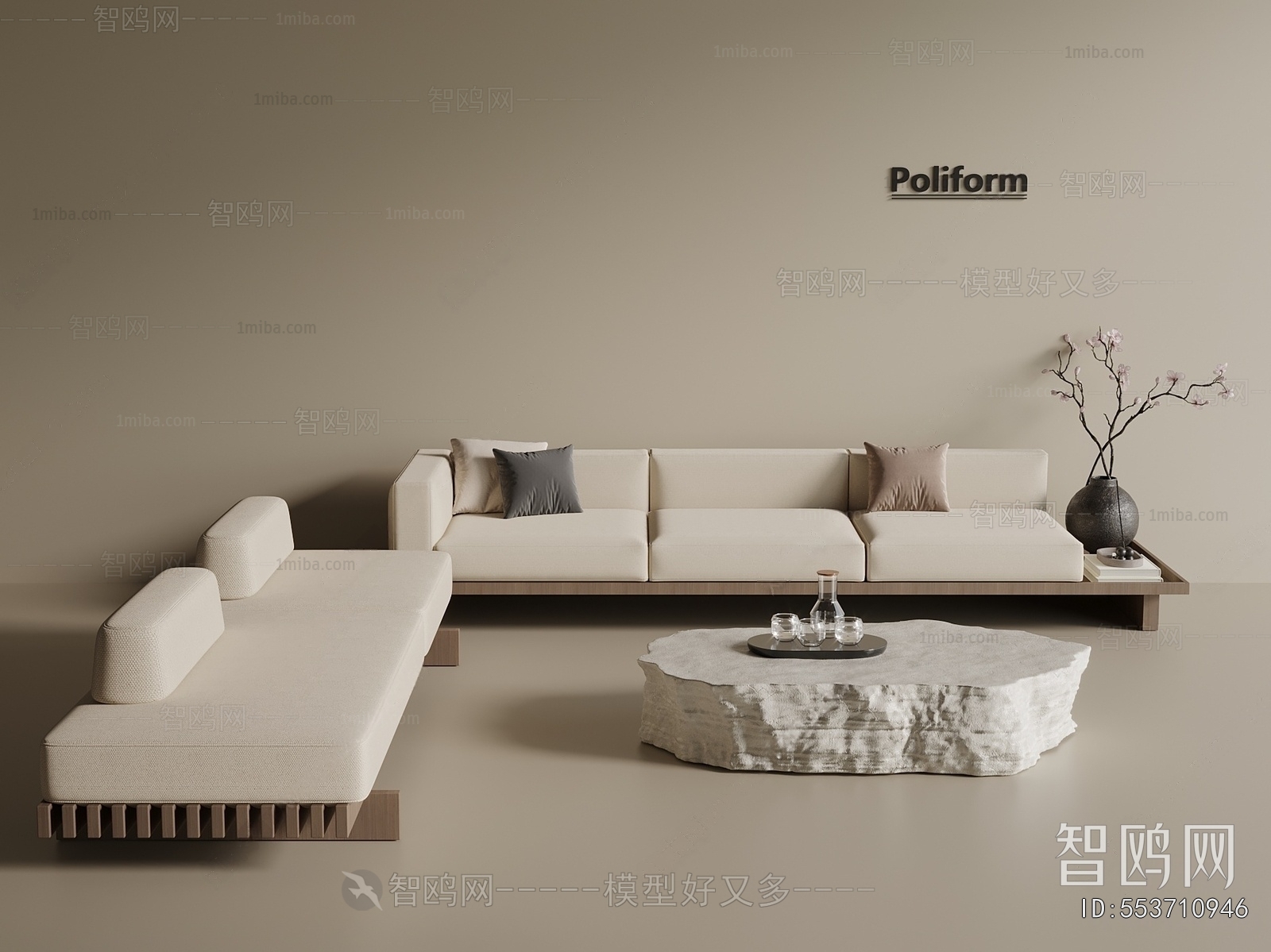 New Chinese Style Sofa Combination