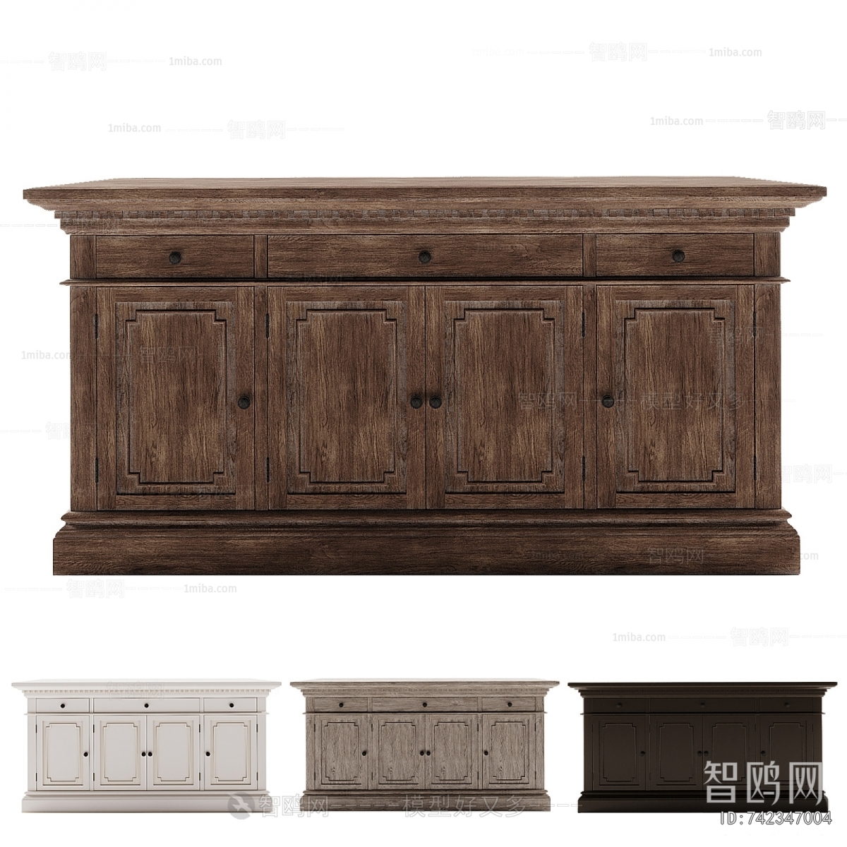 European Style Side Cabinet