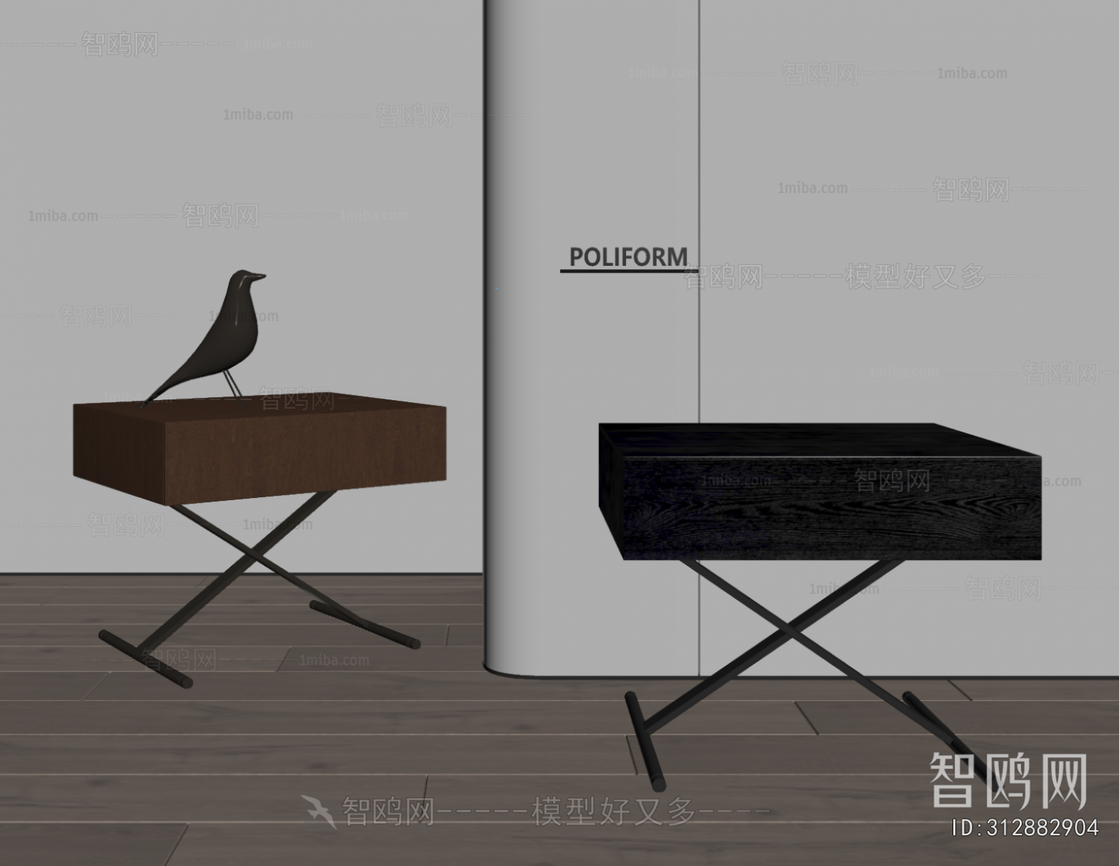 Modern Bedside Cupboard