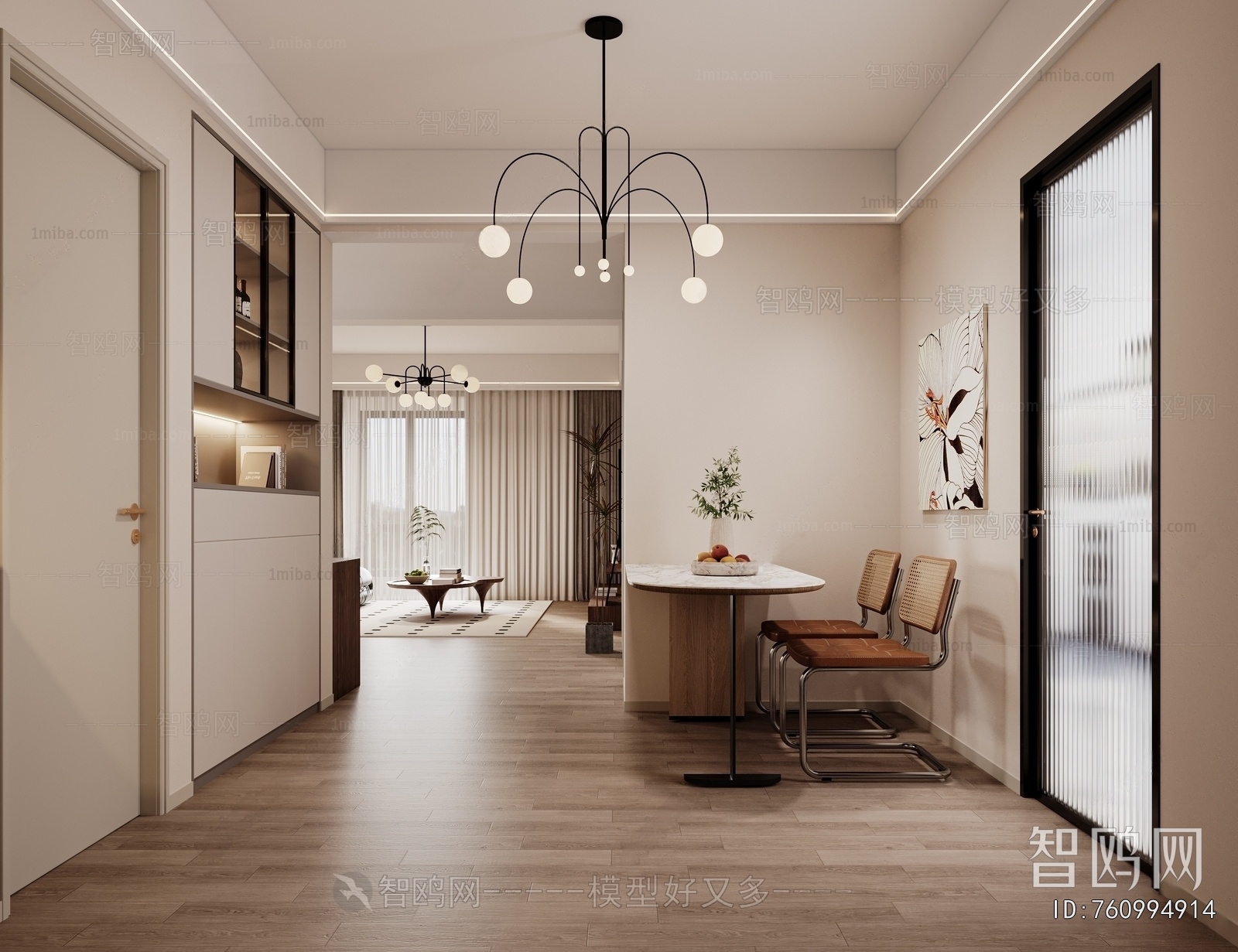 New Chinese Style Dining Room