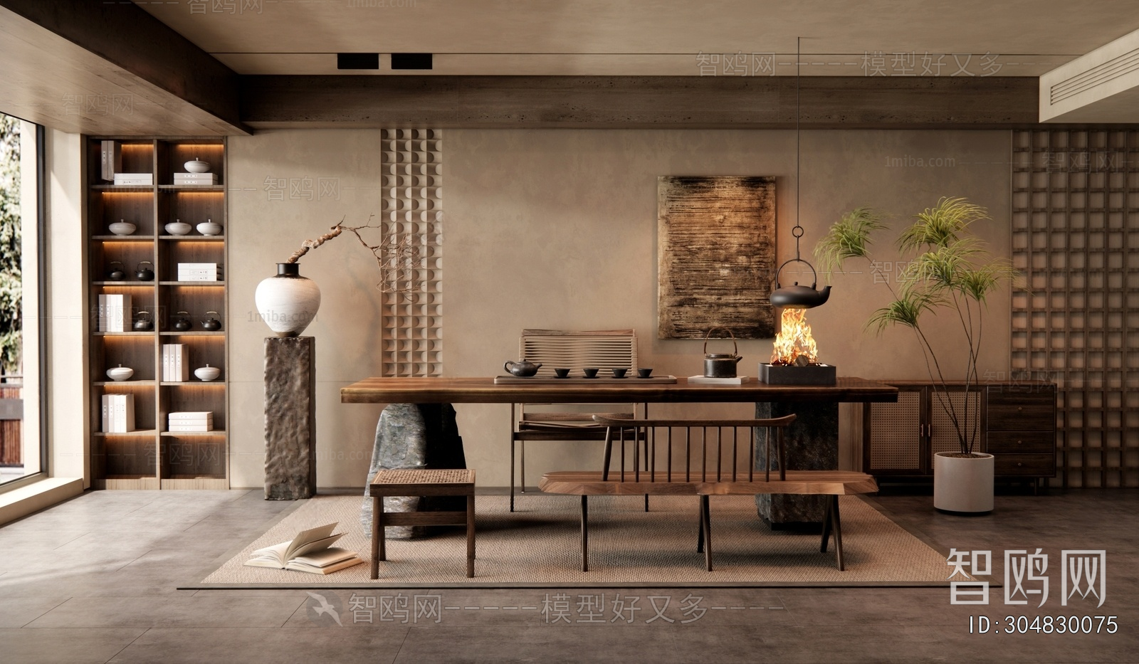 Wabi-sabi Style Tea House