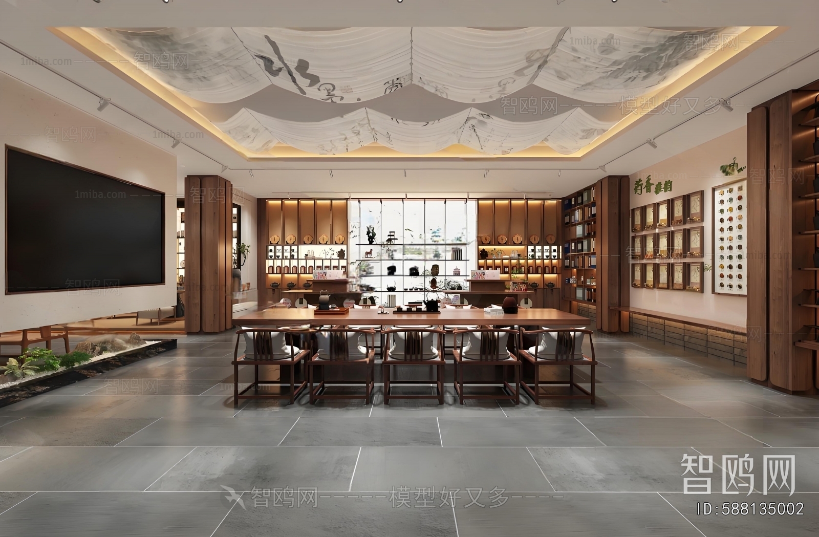 New Chinese Style Teahouse Tea House