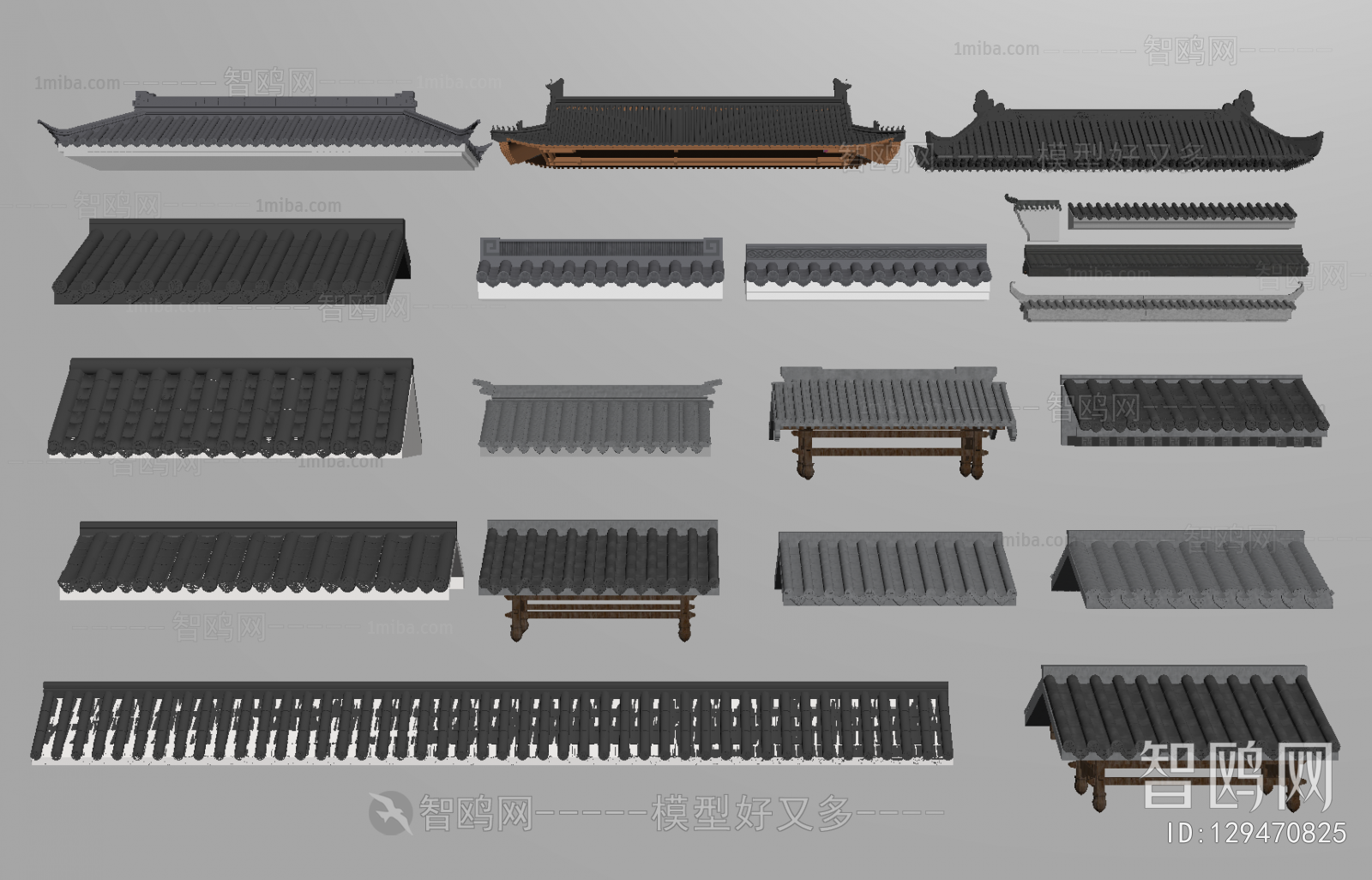 Chinese Style Building Component