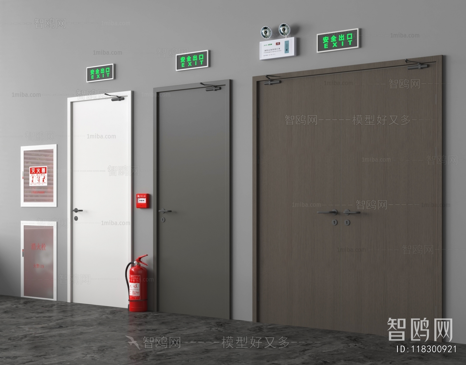 Modern Fire Door