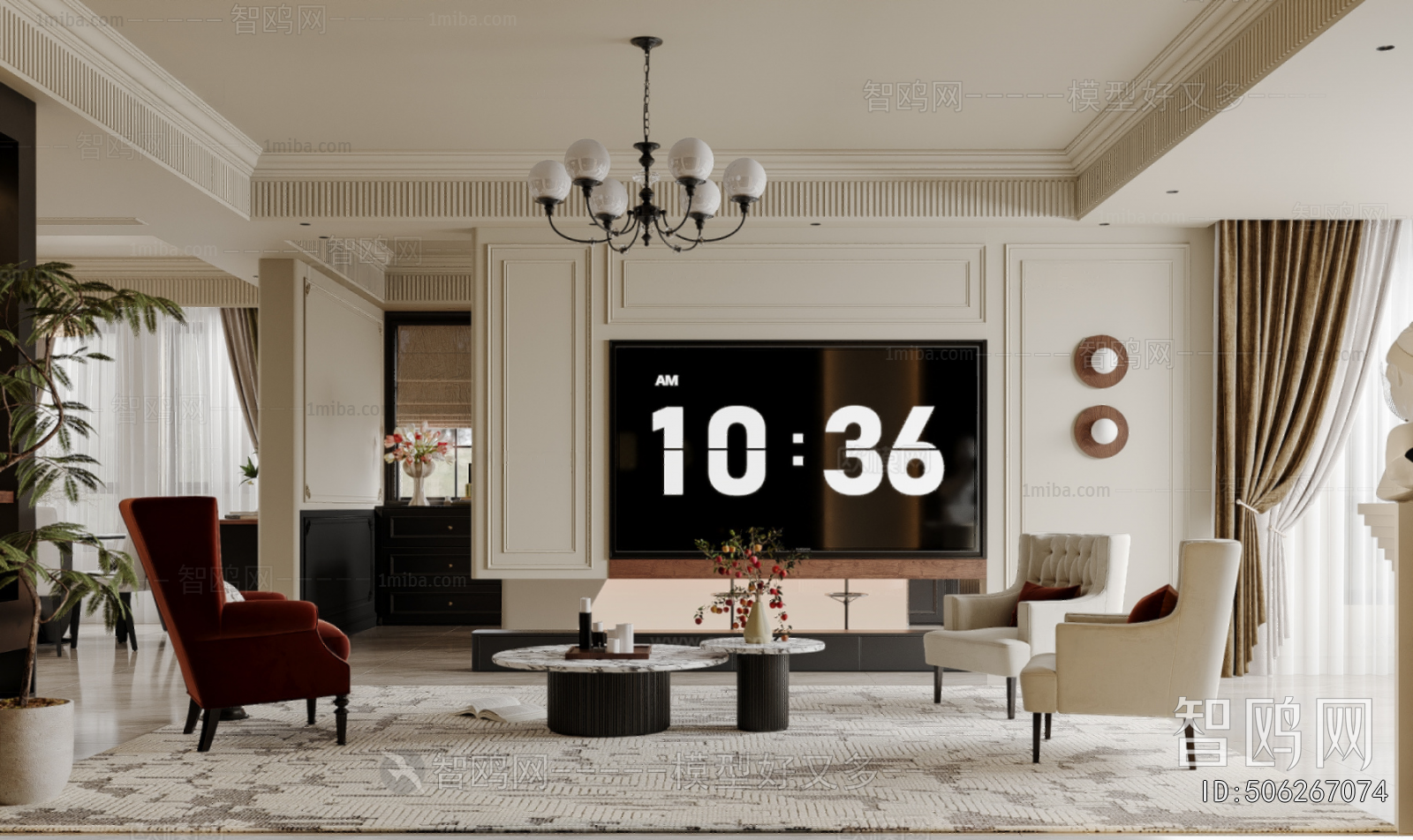 French Style A Living Room