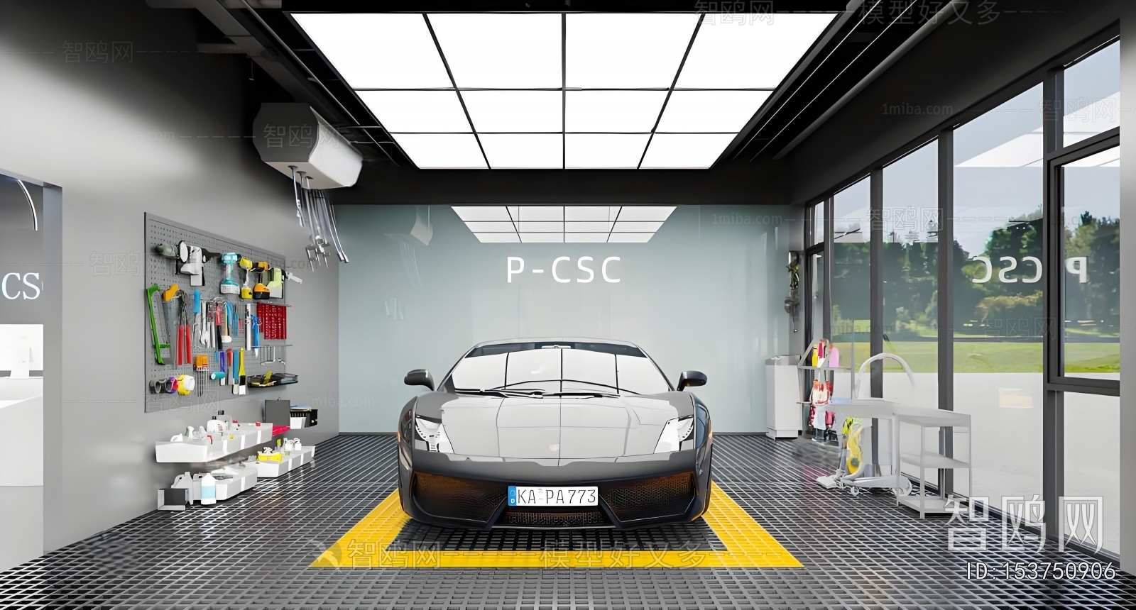 Modern Automobile Repair Shop
