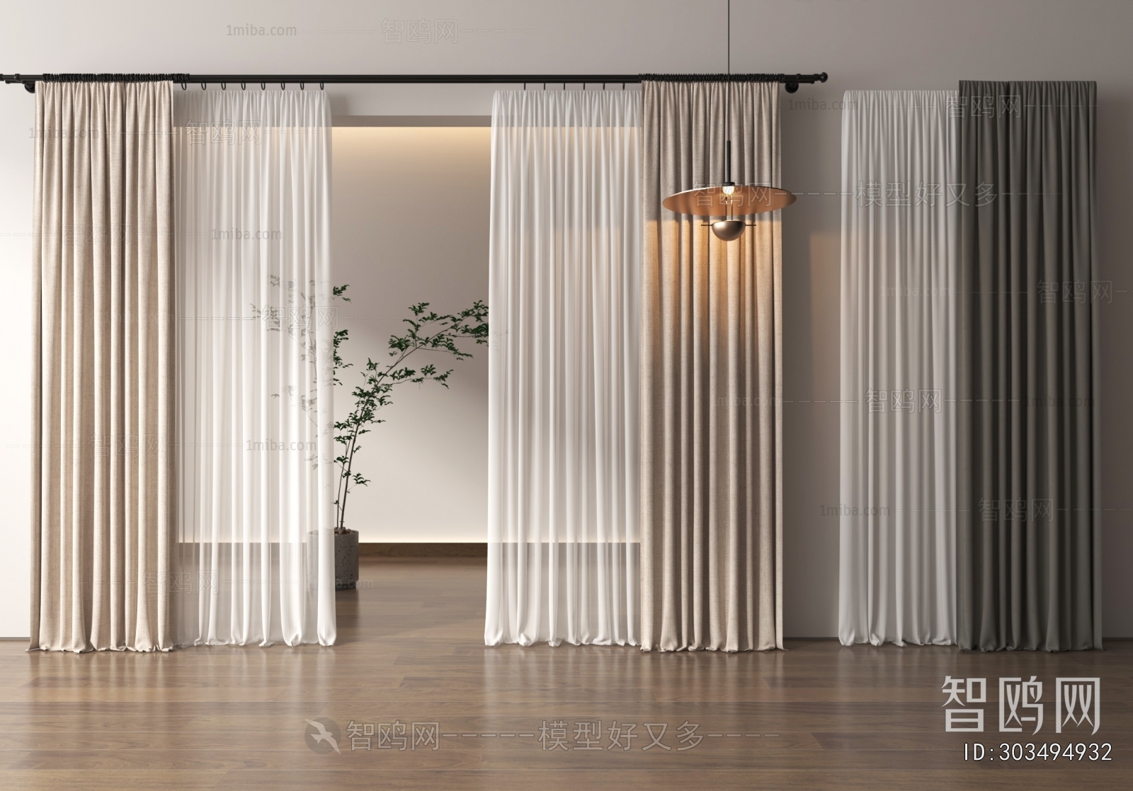 Modern The Curtain