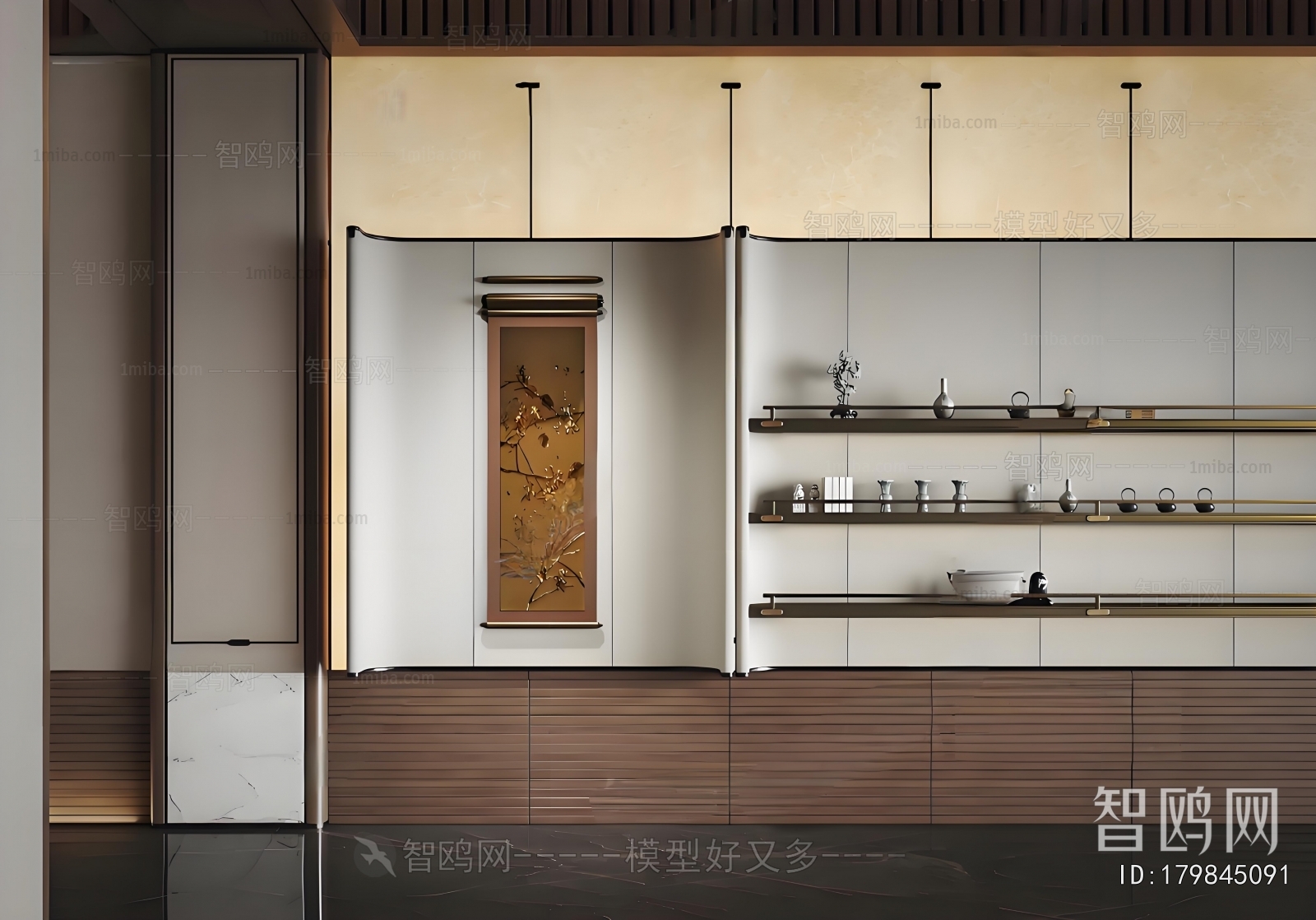 New Chinese Style Sand Table Area