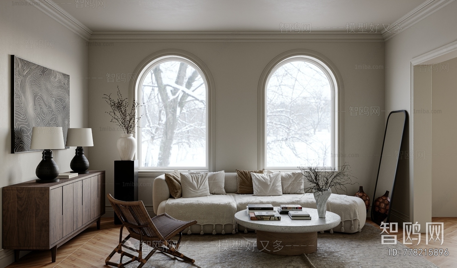 Nordic Style A Living Room