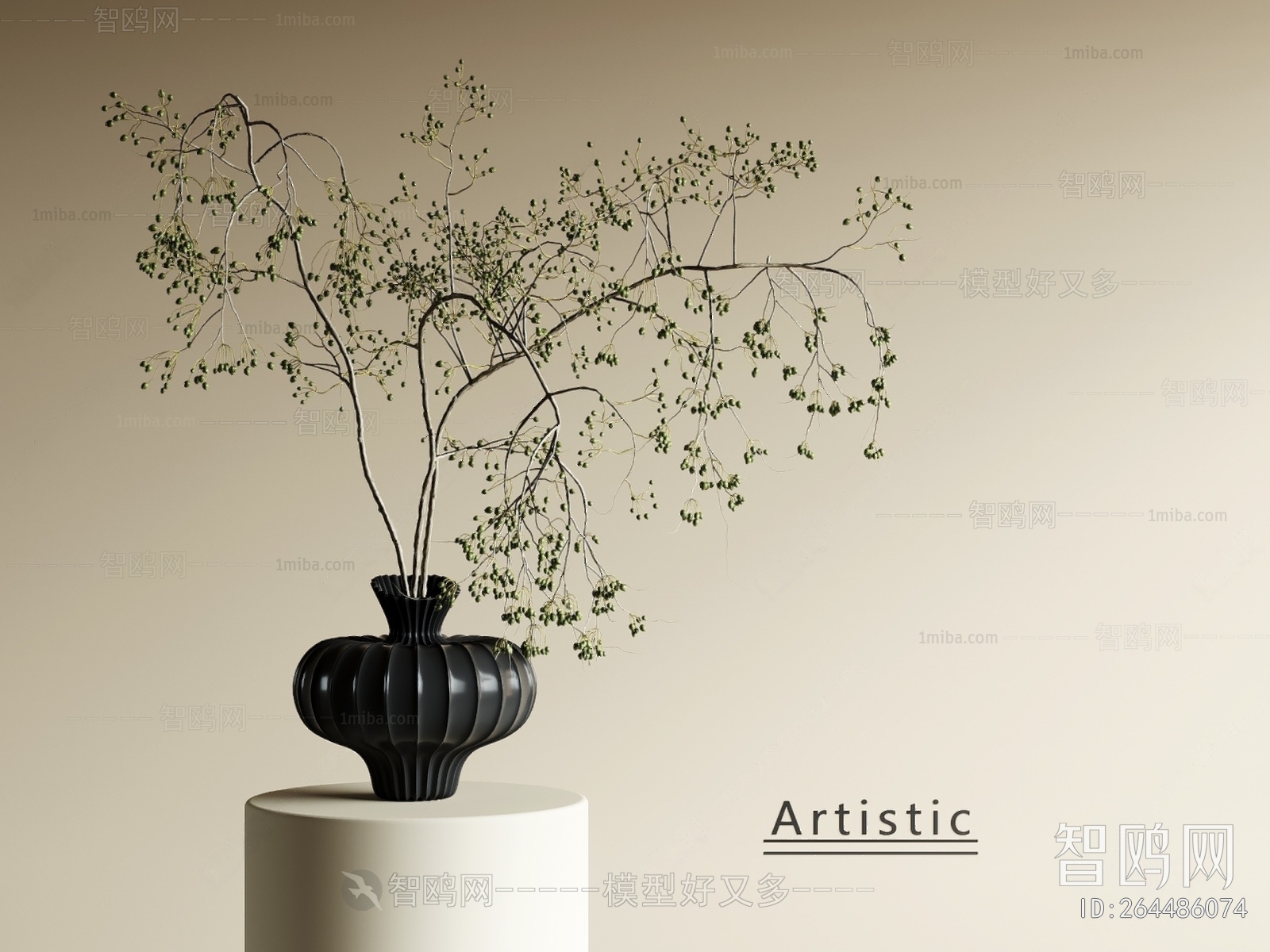 Modern Aquatic Green Plant