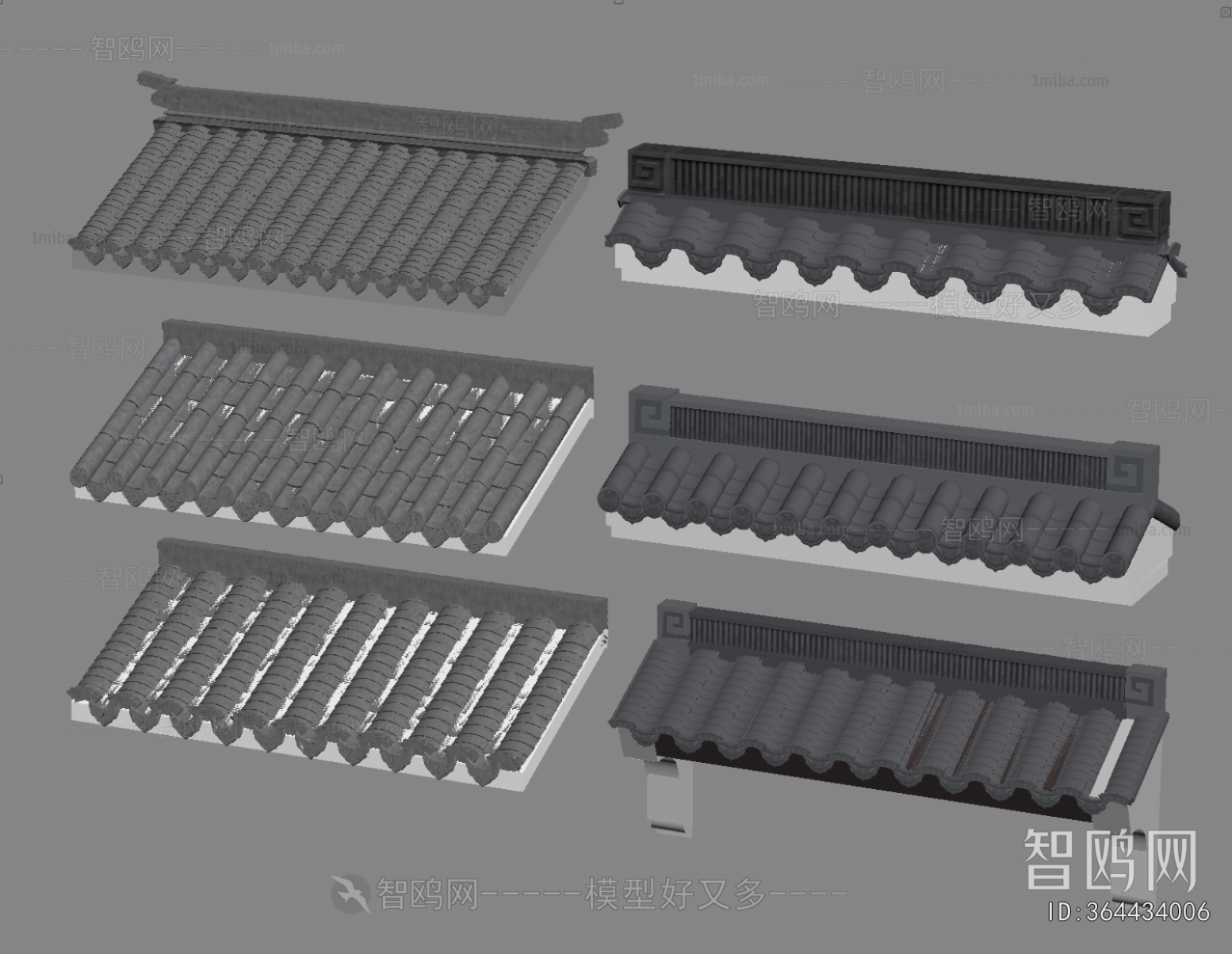 Chinese Style Building Component