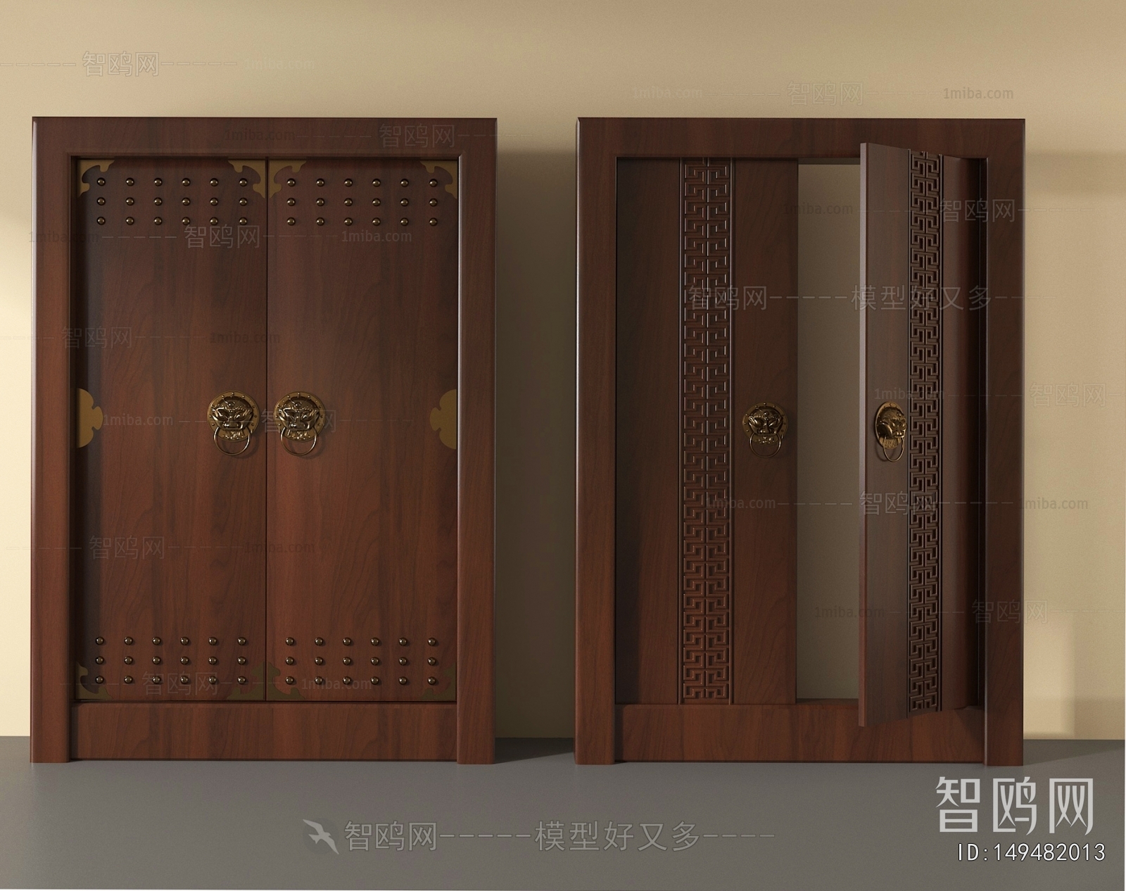 New Chinese Style Entrance Door