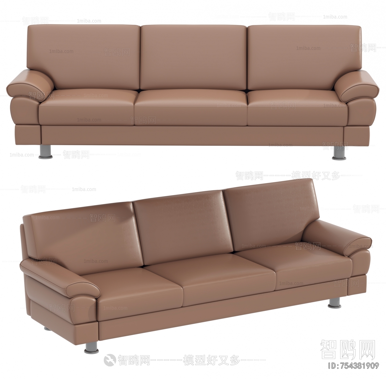 Modern Three-seat Sofa