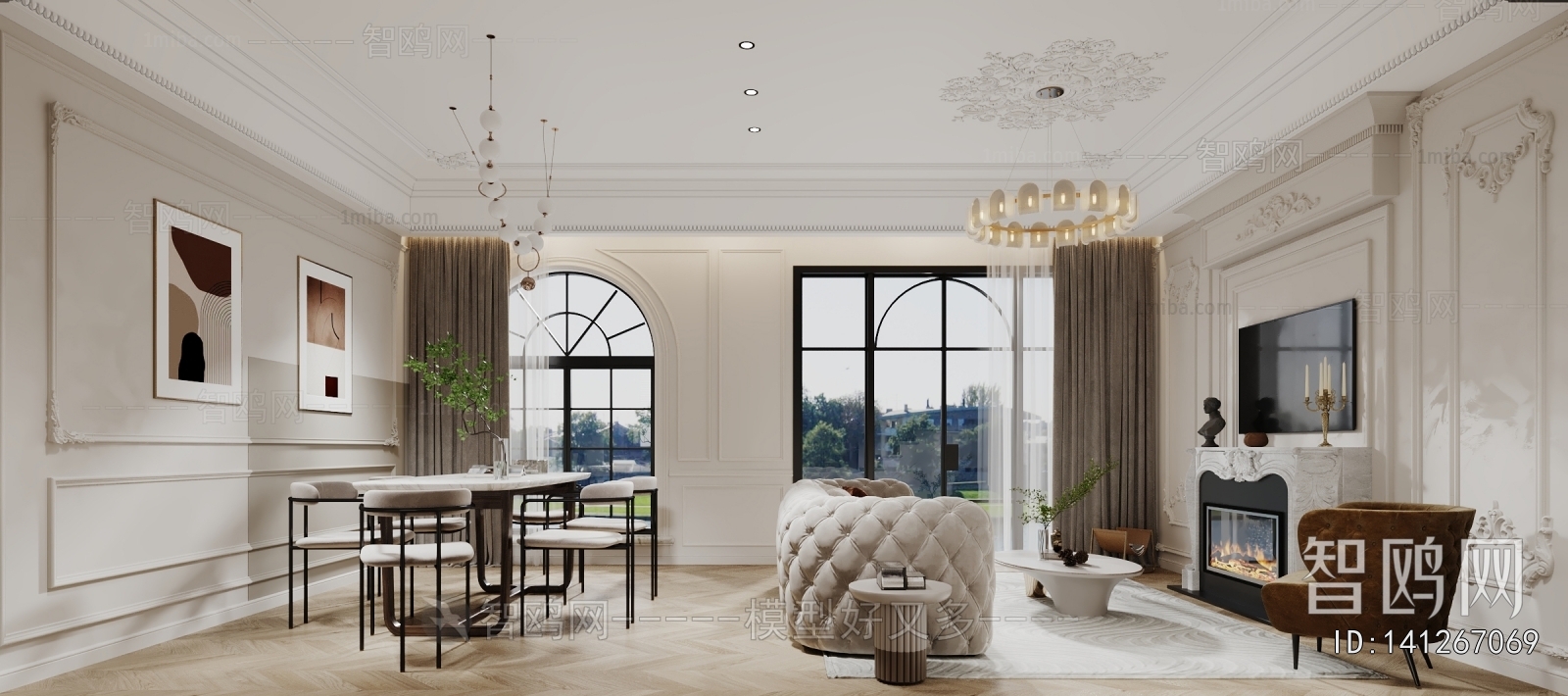 French Style A Living Room