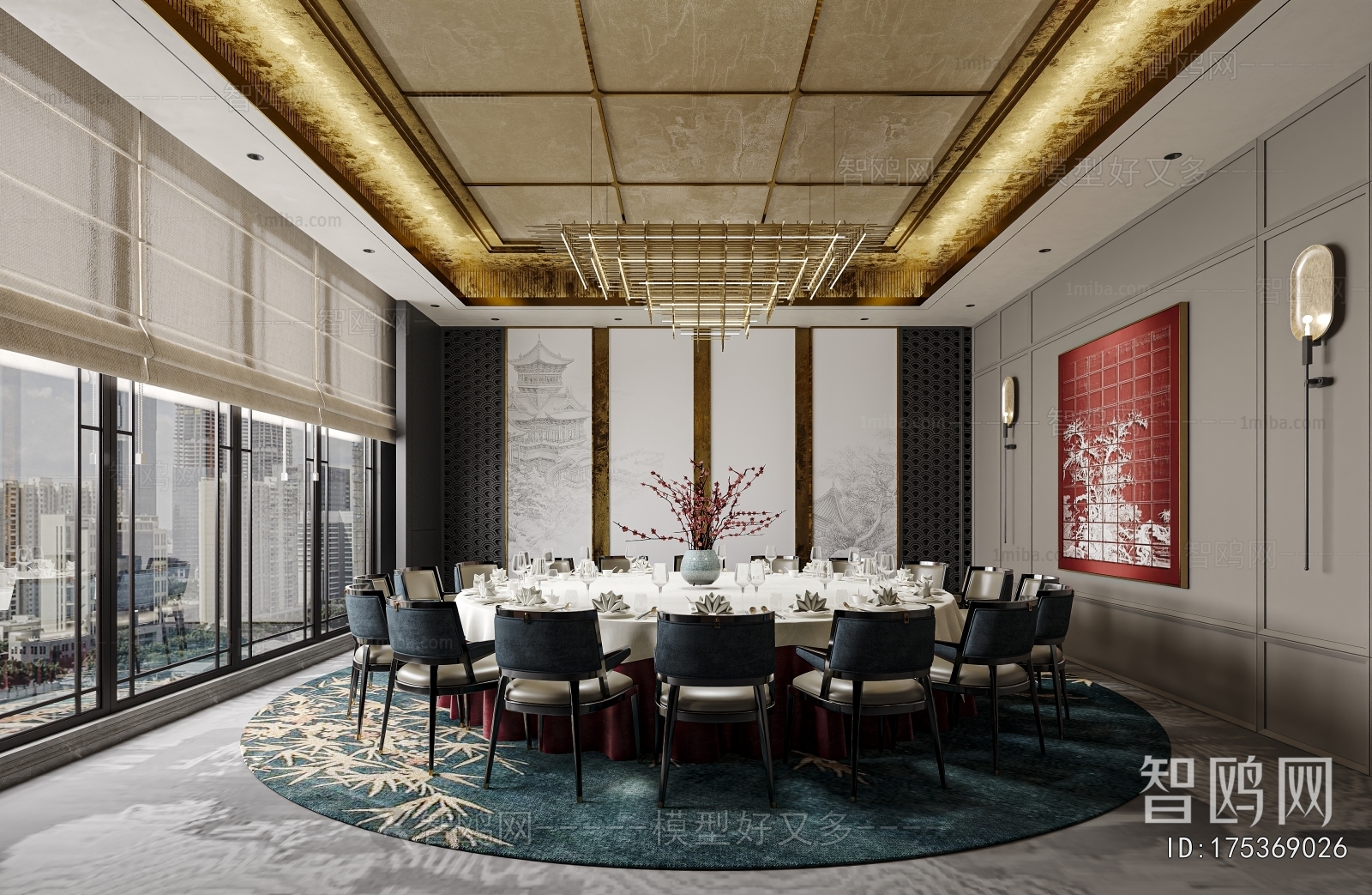 New Chinese Style Restaurant Box