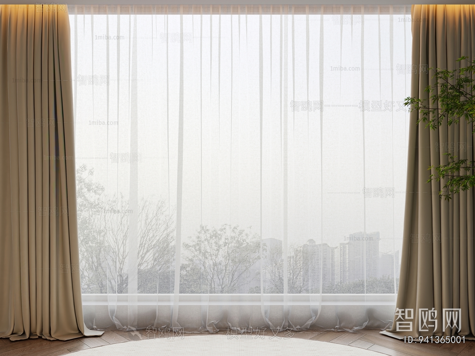 Modern The Curtain