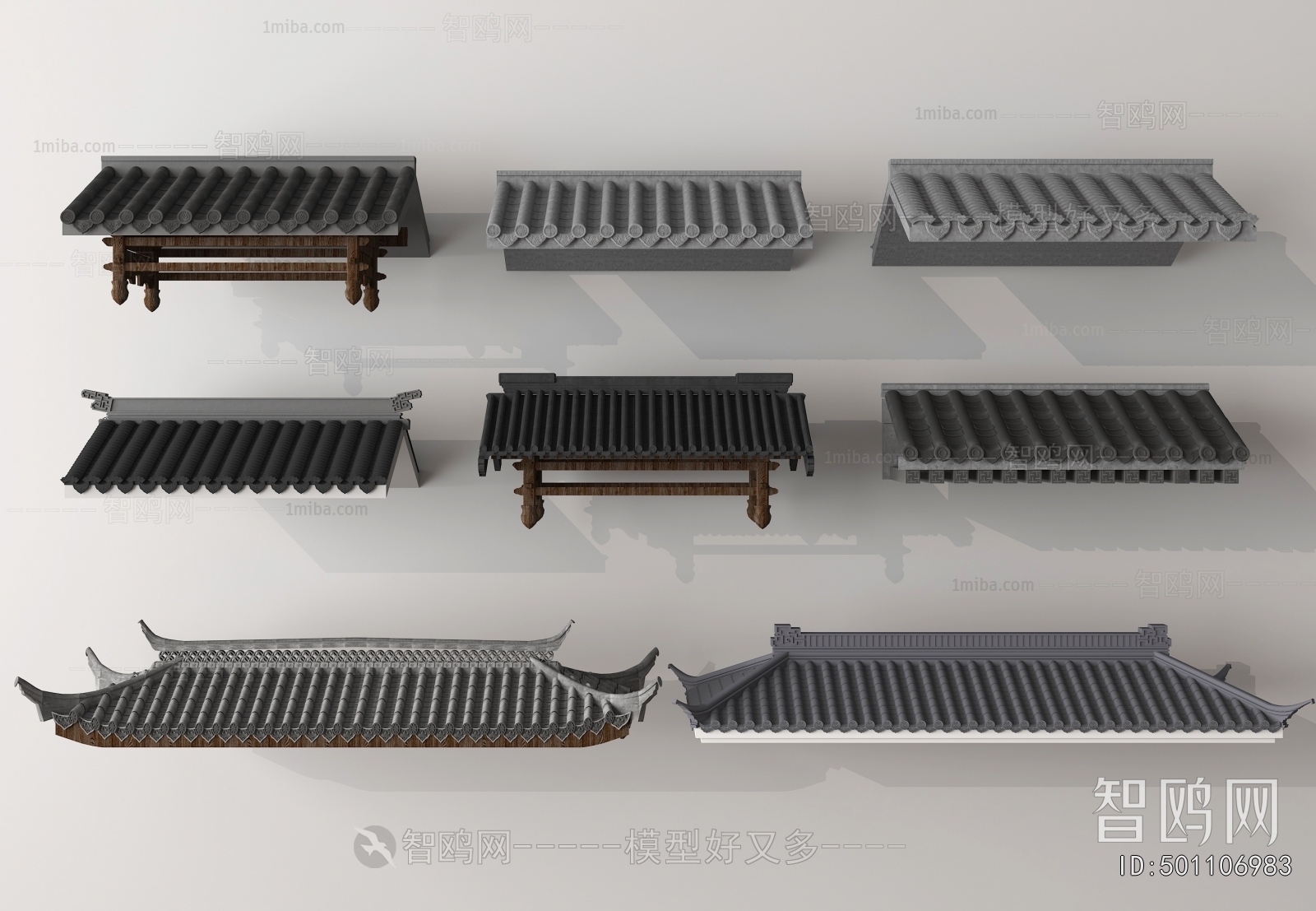 Chinese Style Building Component