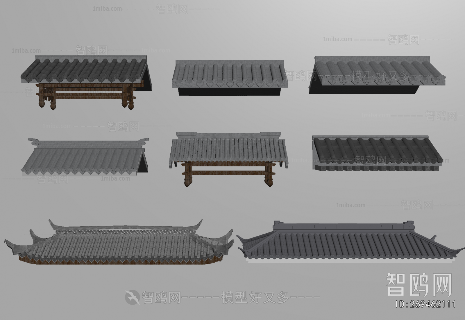 Chinese Style Building Component