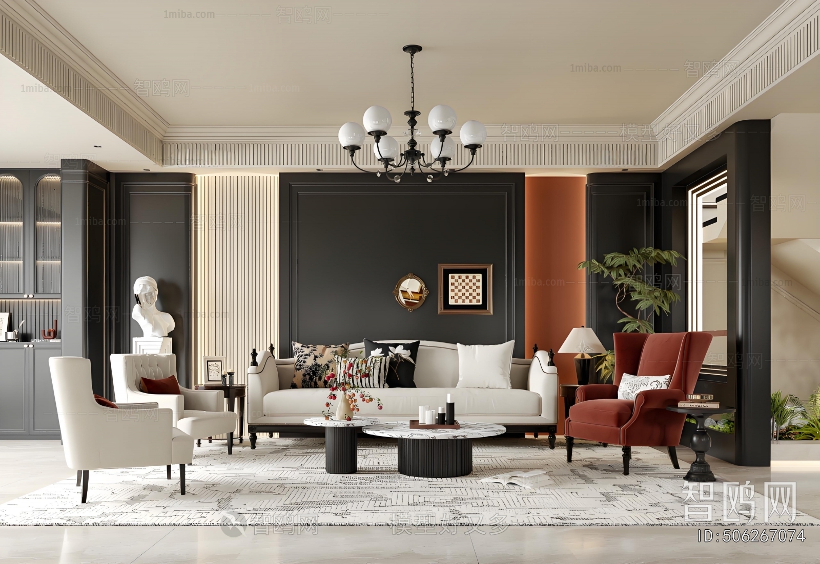 French Style A Living Room