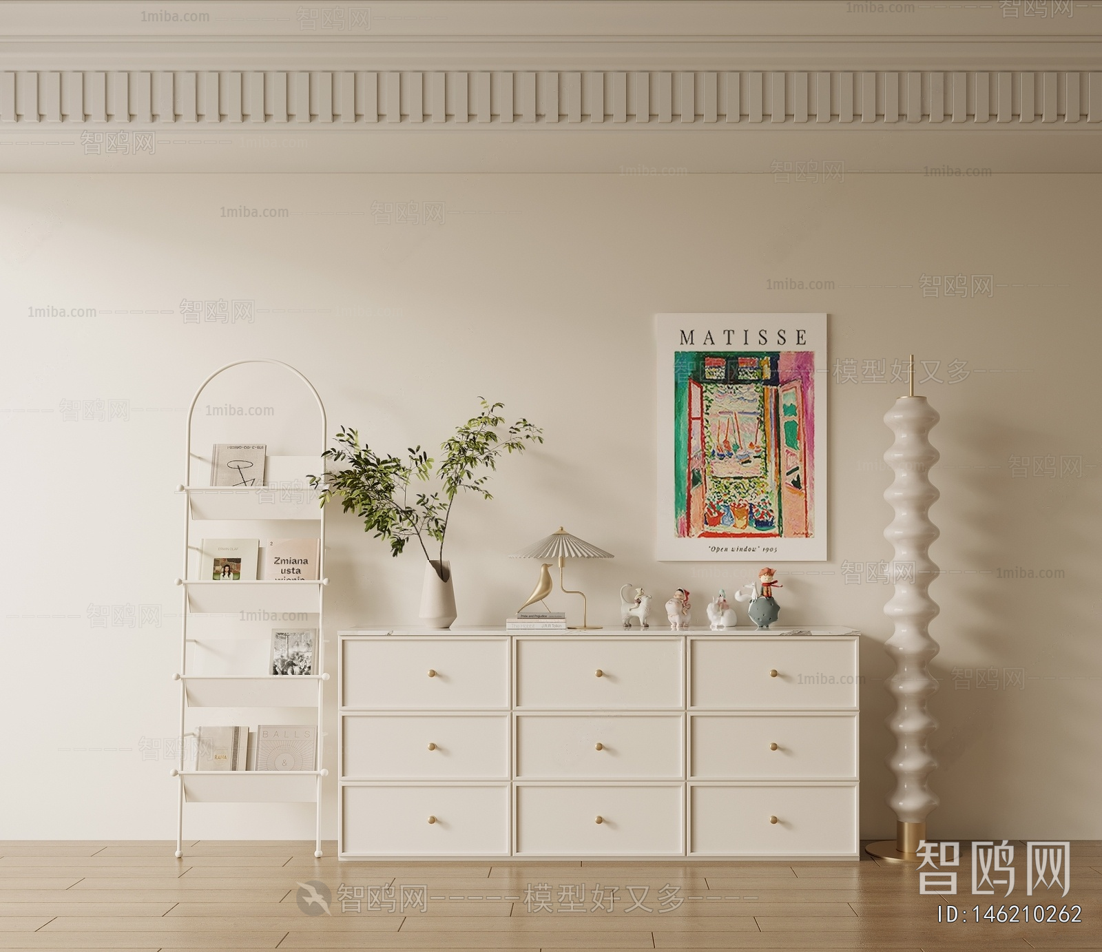 French Style Side Cabinet/Entrance Cabinet