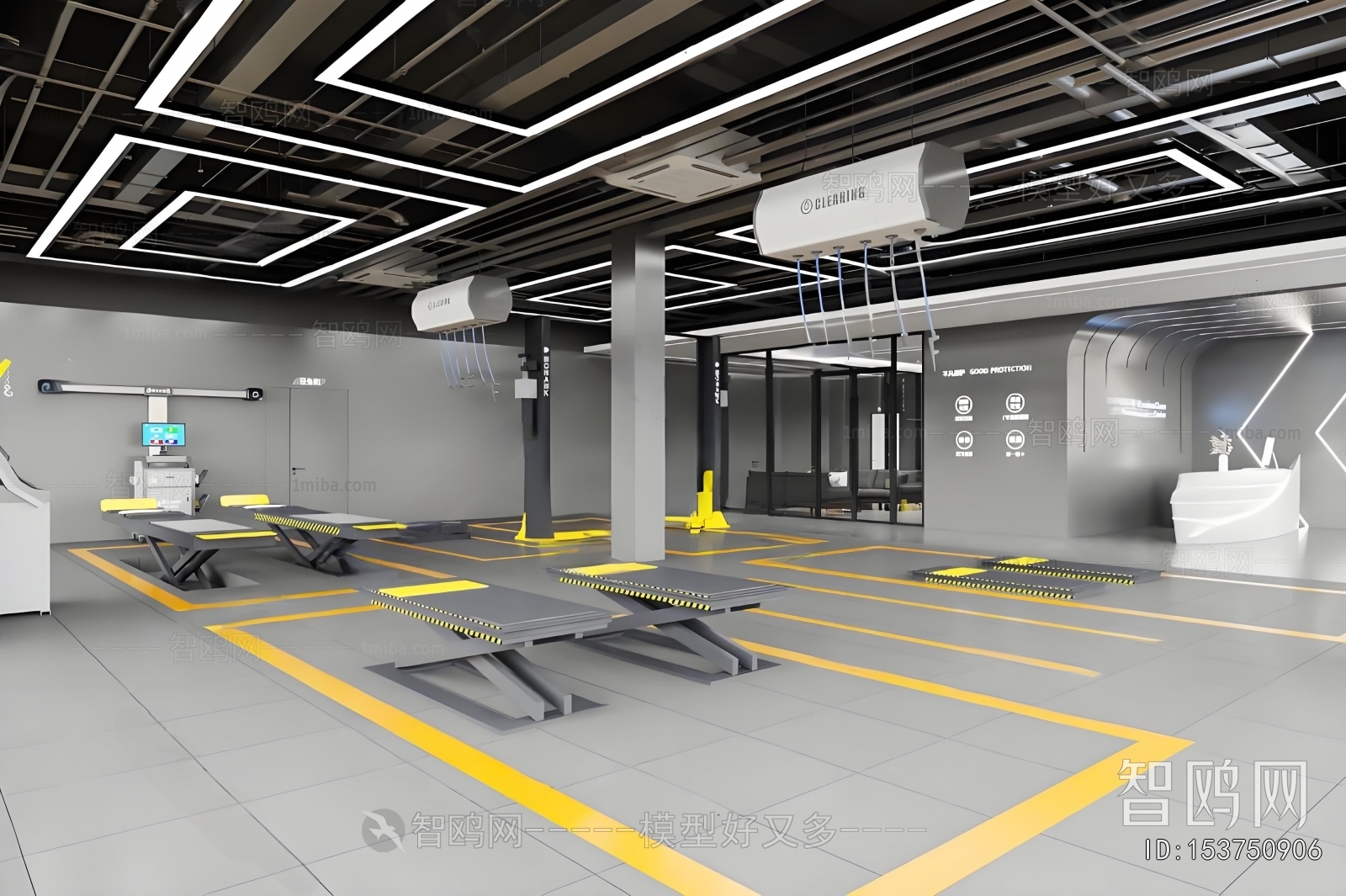 Modern Automobile Repair Shop