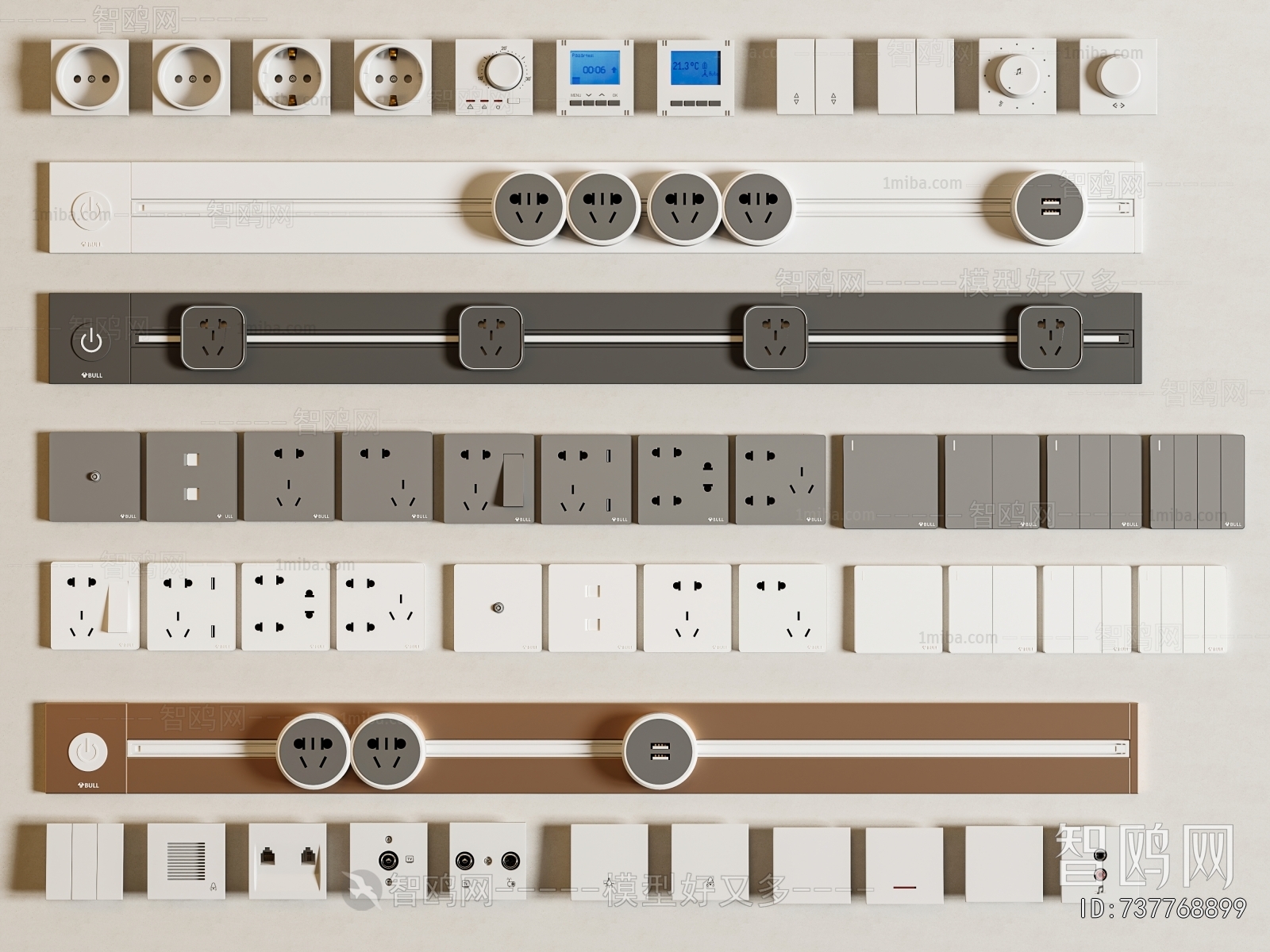 Modern Switch Socket Panel