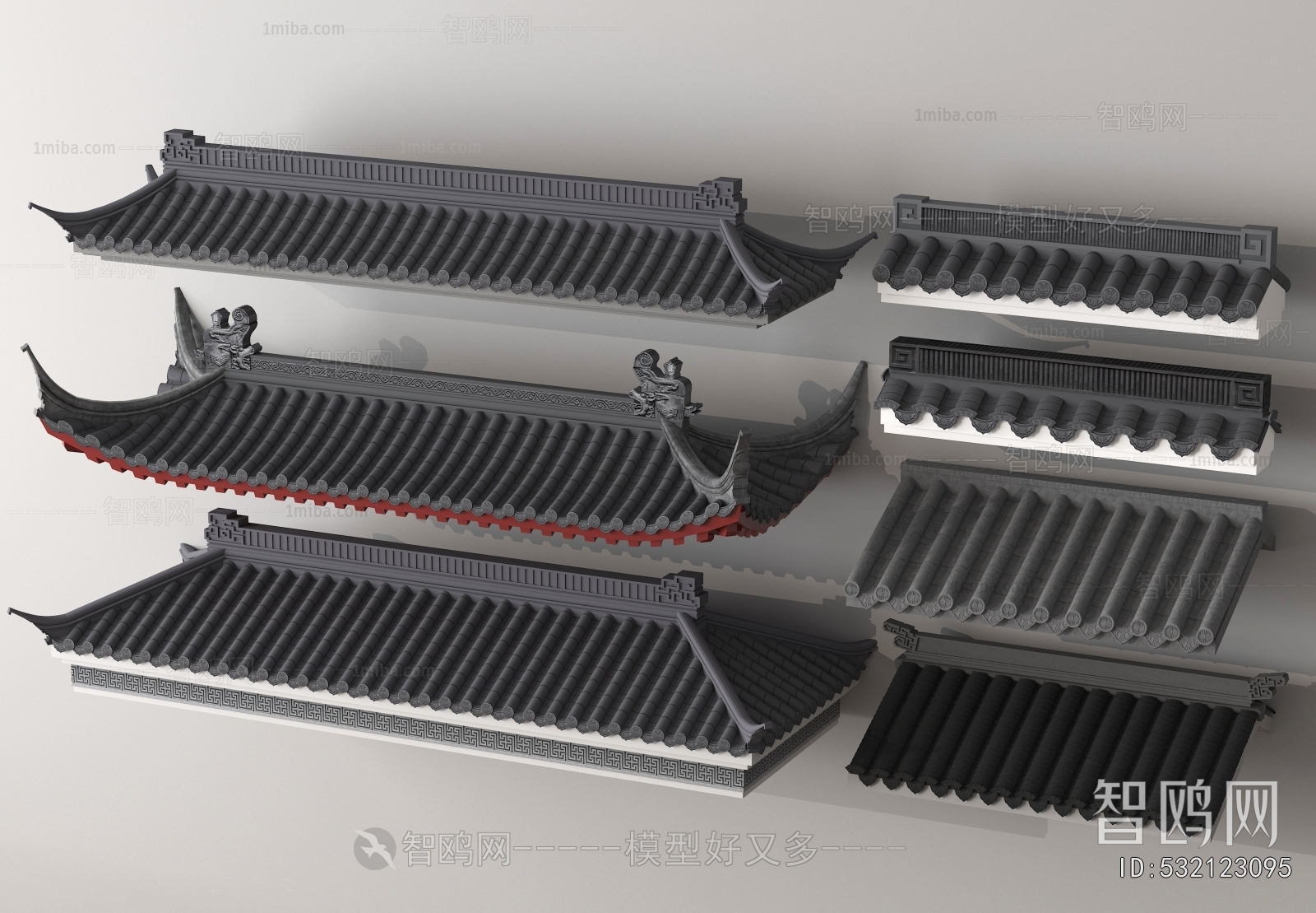 Chinese Style Building Component