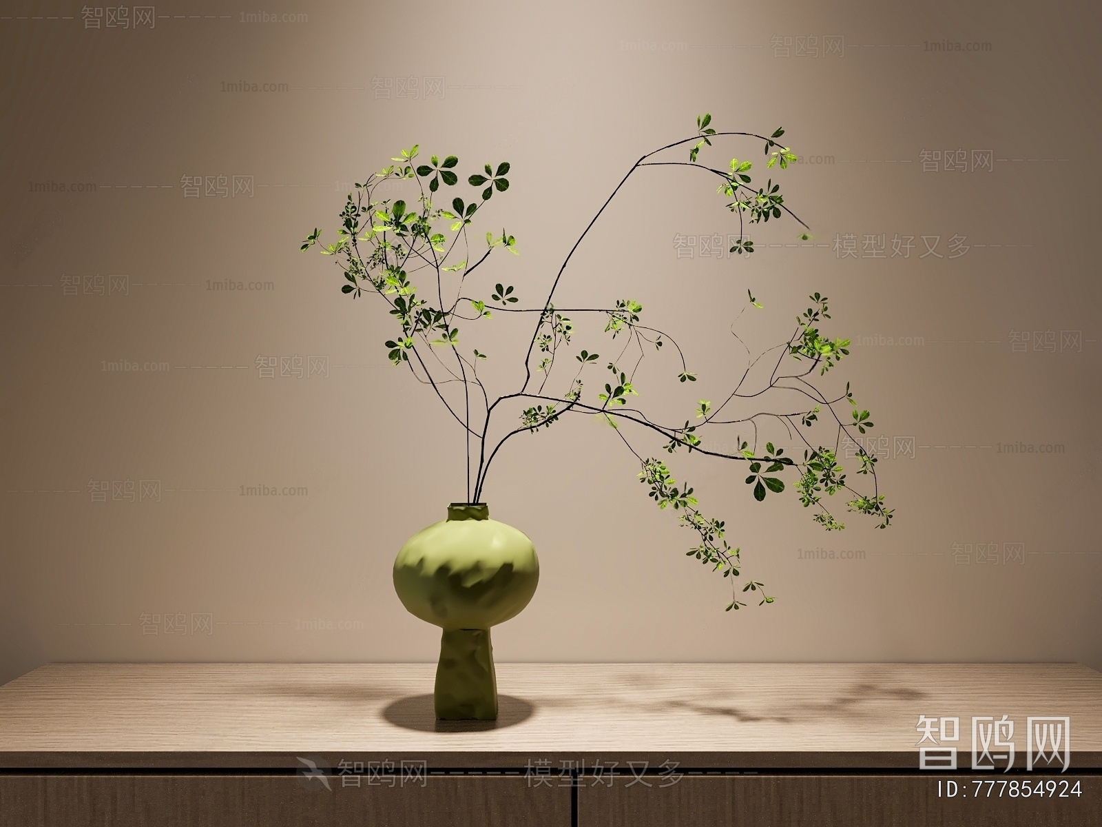 Modern Aquatic Green Plant