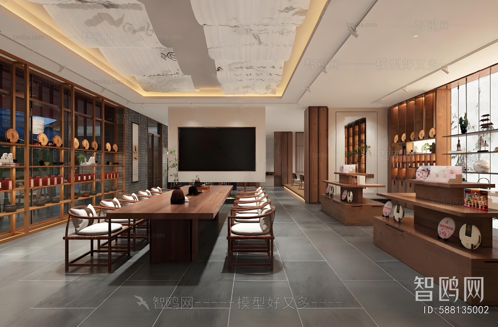 New Chinese Style Teahouse Tea House