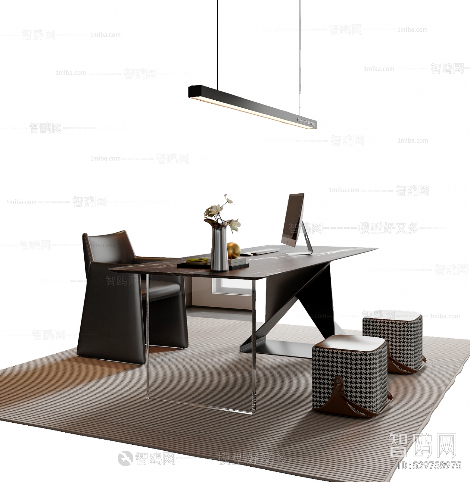 Modern Computer Desk And Chair