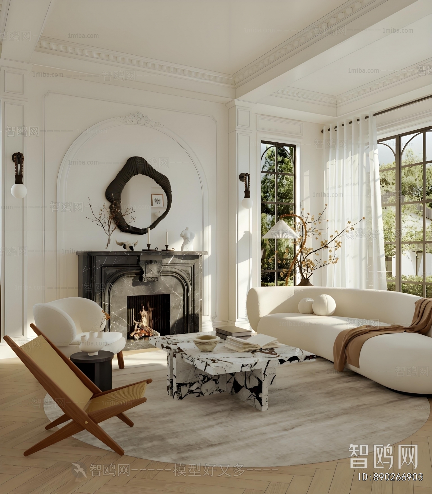 French Style A Living Room