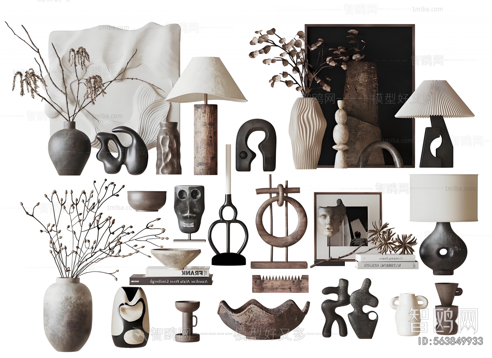 Wabi-sabi Style Decorative Set