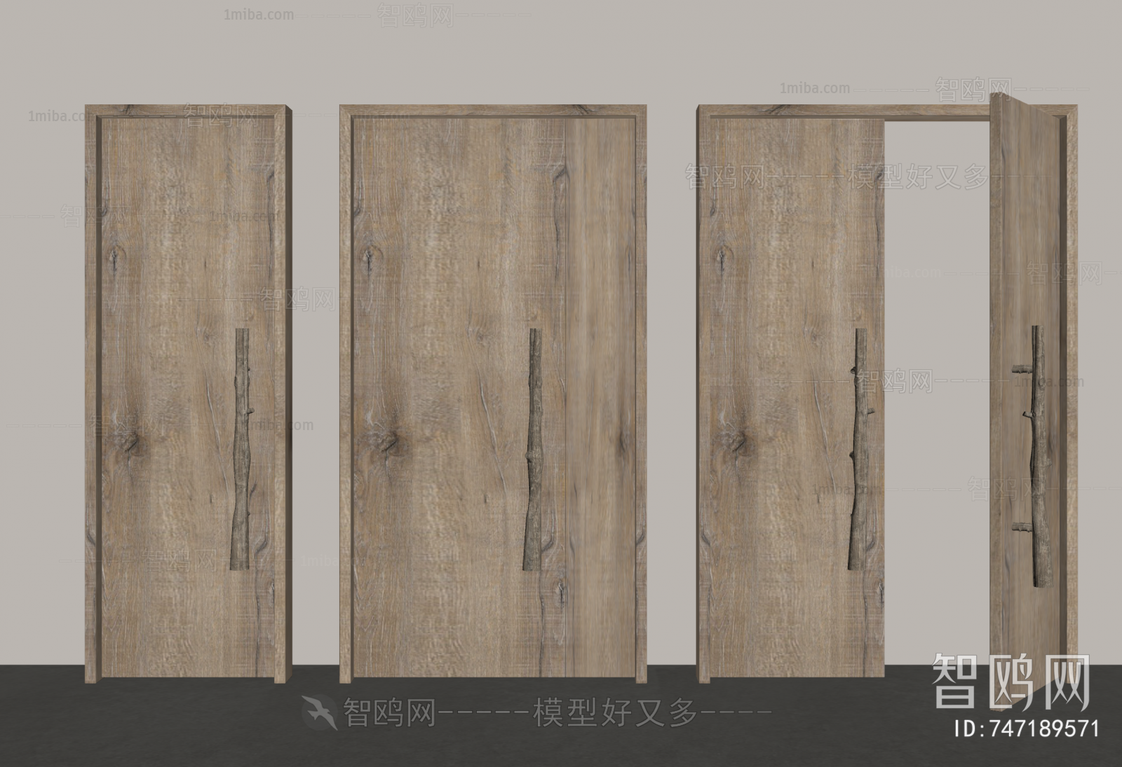 Wabi-sabi Style Door